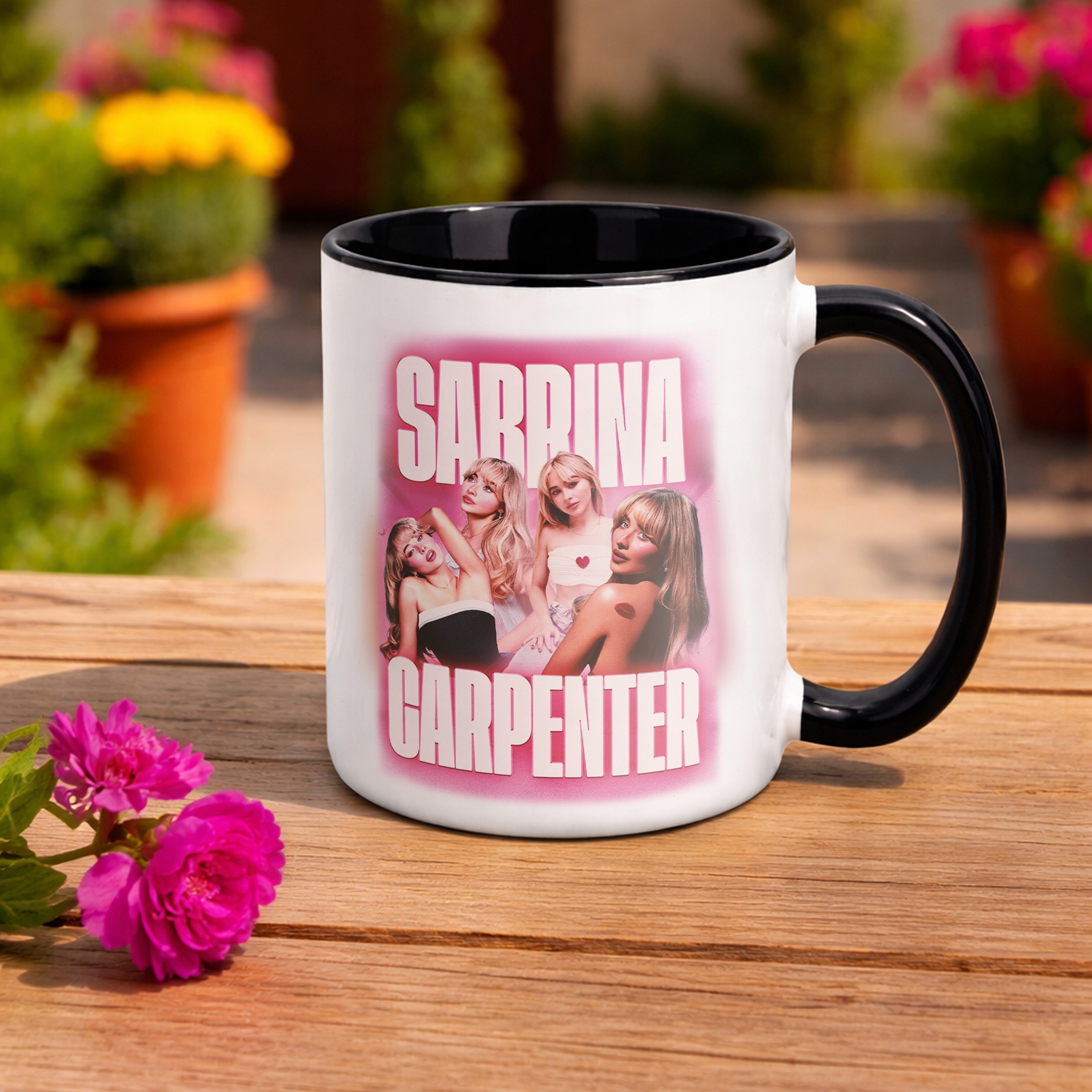 Kubek Czarny Sabrina Carpenter Dla Fanów Prezent Upominek