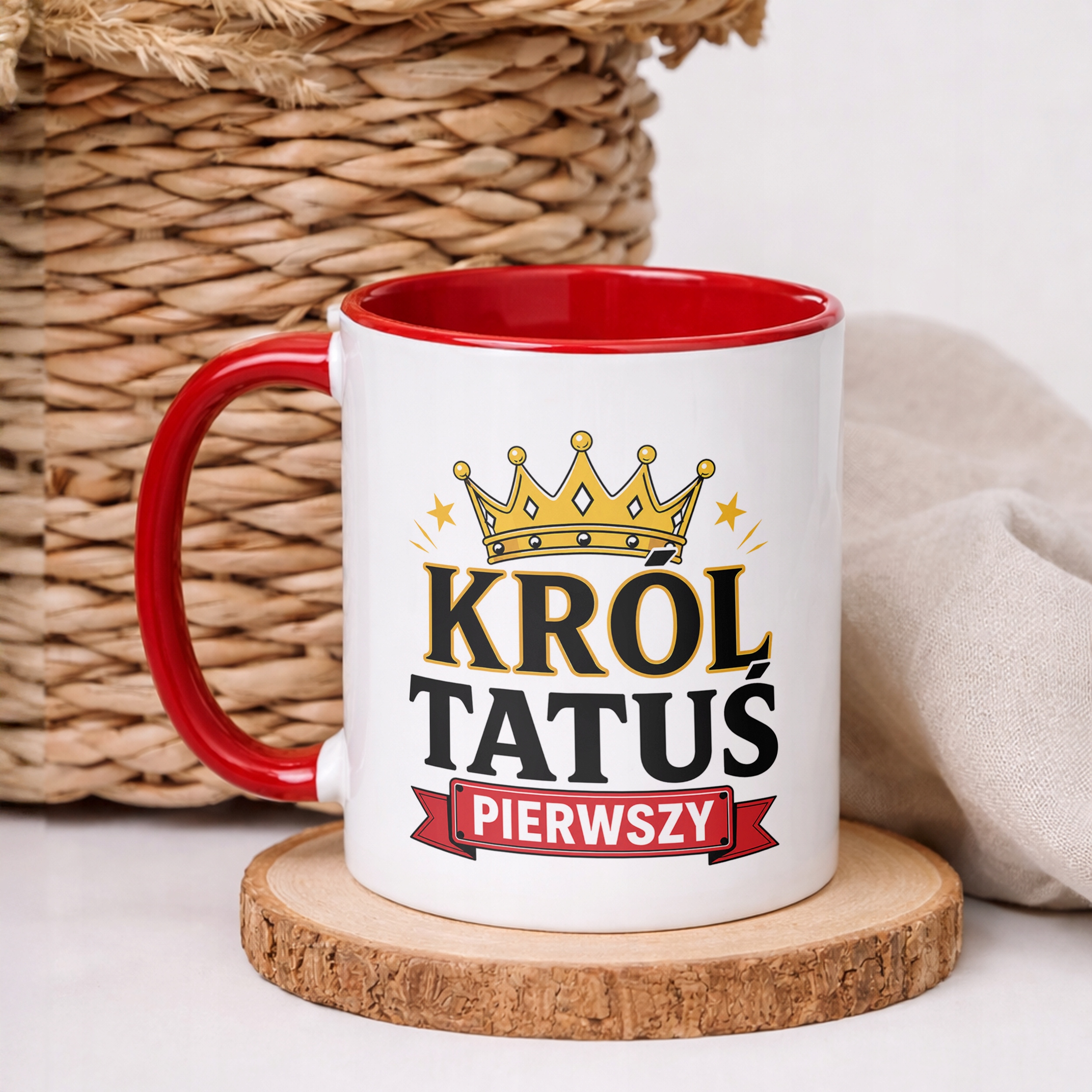 Kubek Czerwony pomysł na prezent dla taty na Dzień Ojca