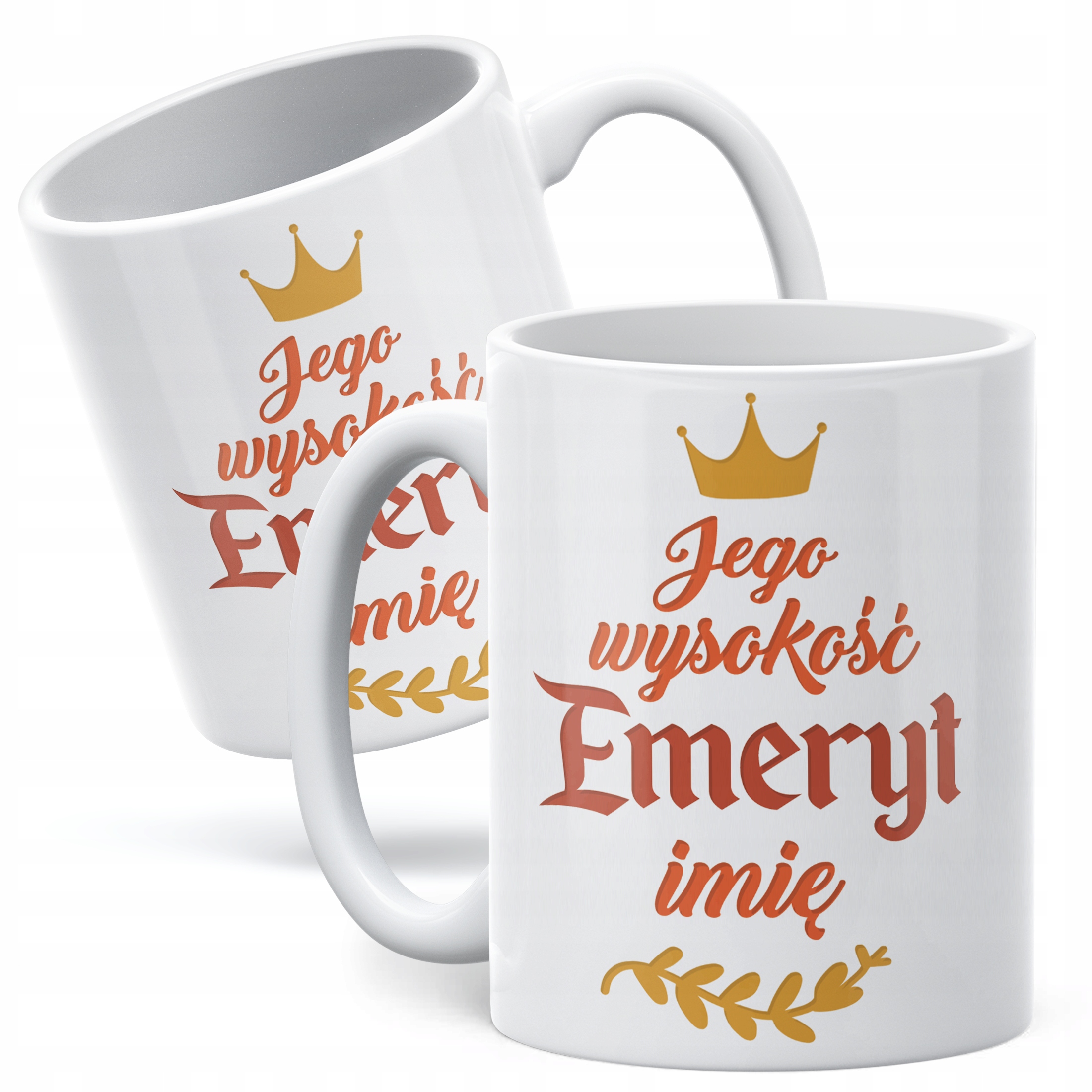 Kubek ceramiczny Personalizowany z okazji Emerytury Dla Emeryta Prezent