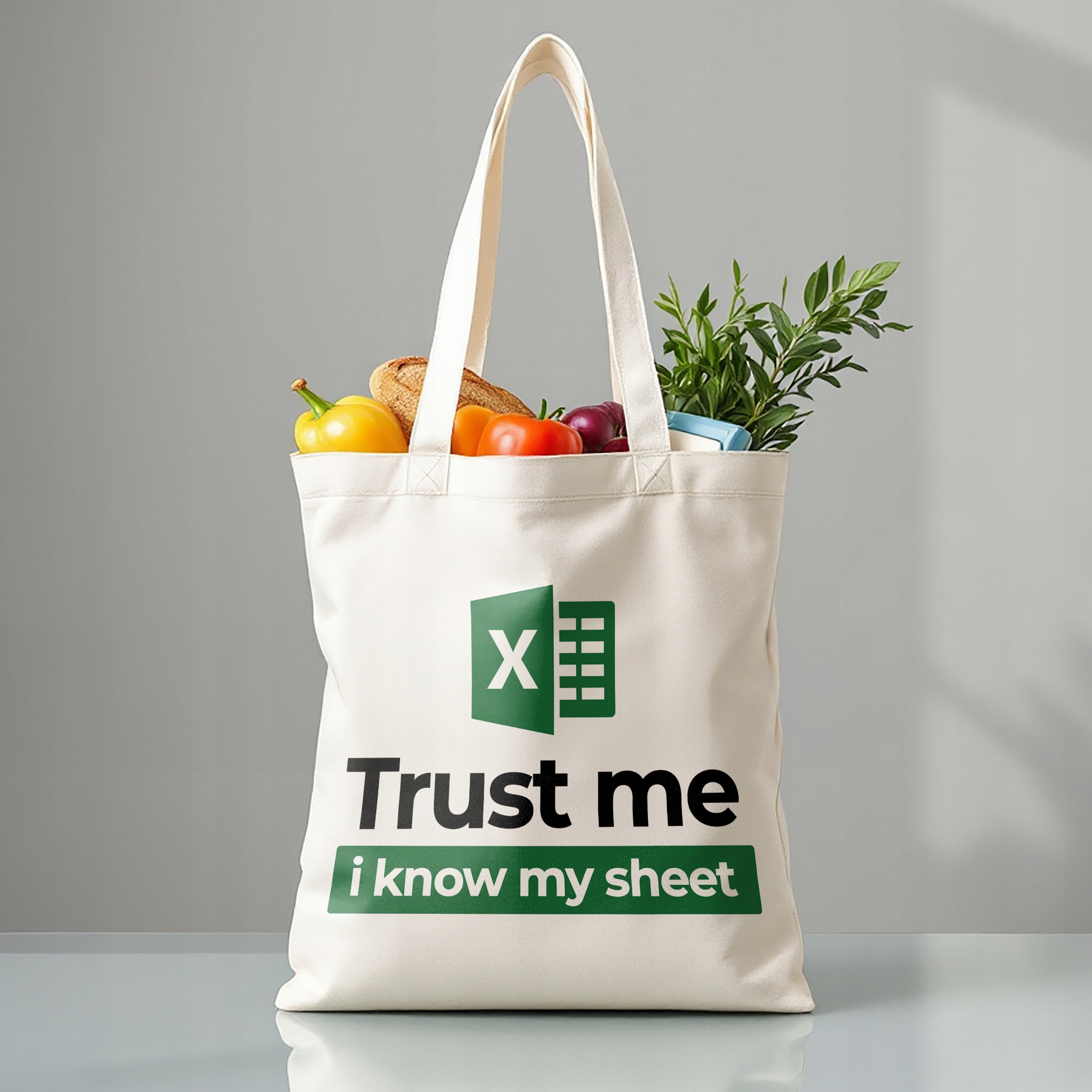 Torba bawełniana premium Trust Me Excel Zabawny Prezent