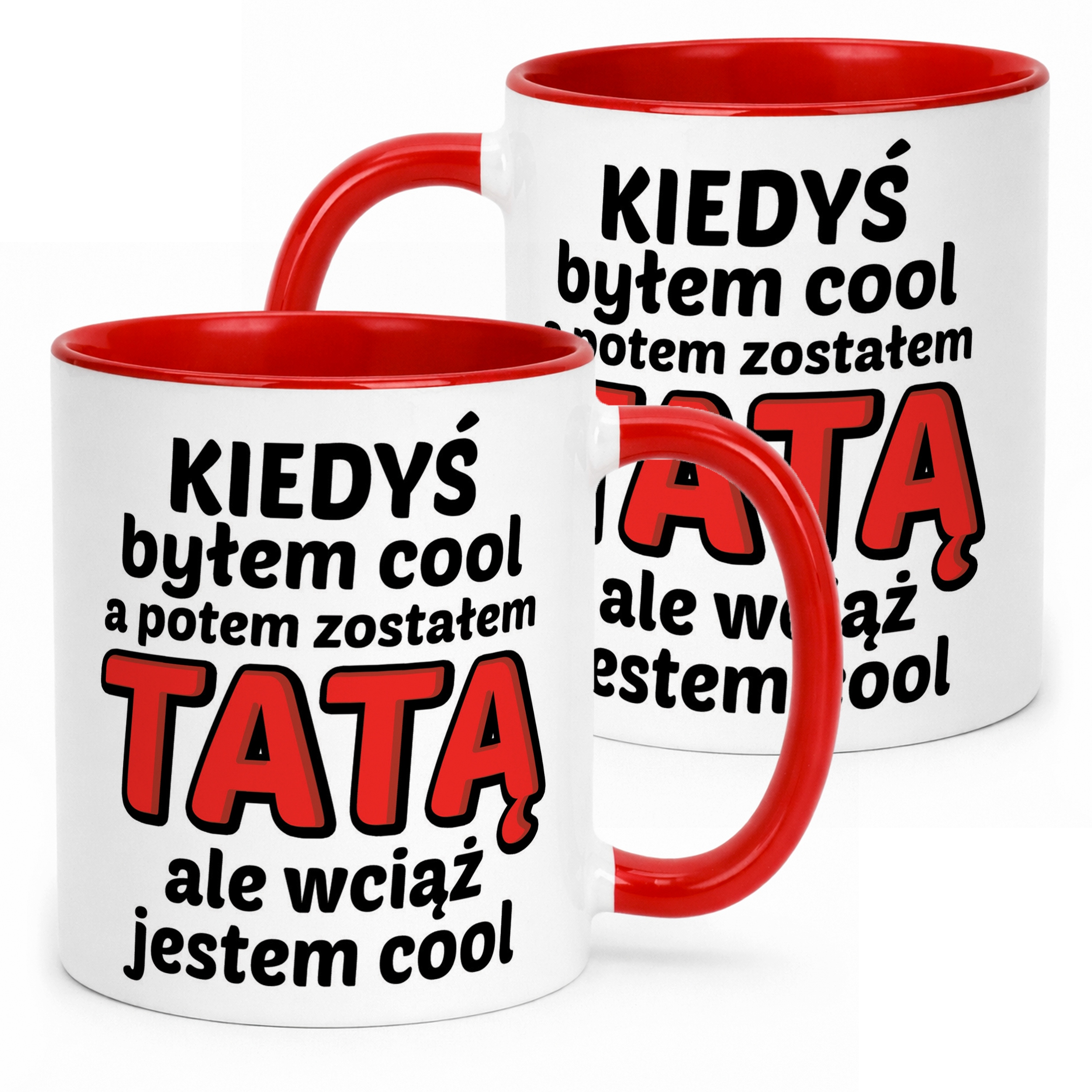 Kubek ceramiczny Dzień Ojca Dla Taty Kiedyś Byłem Cool Prezent