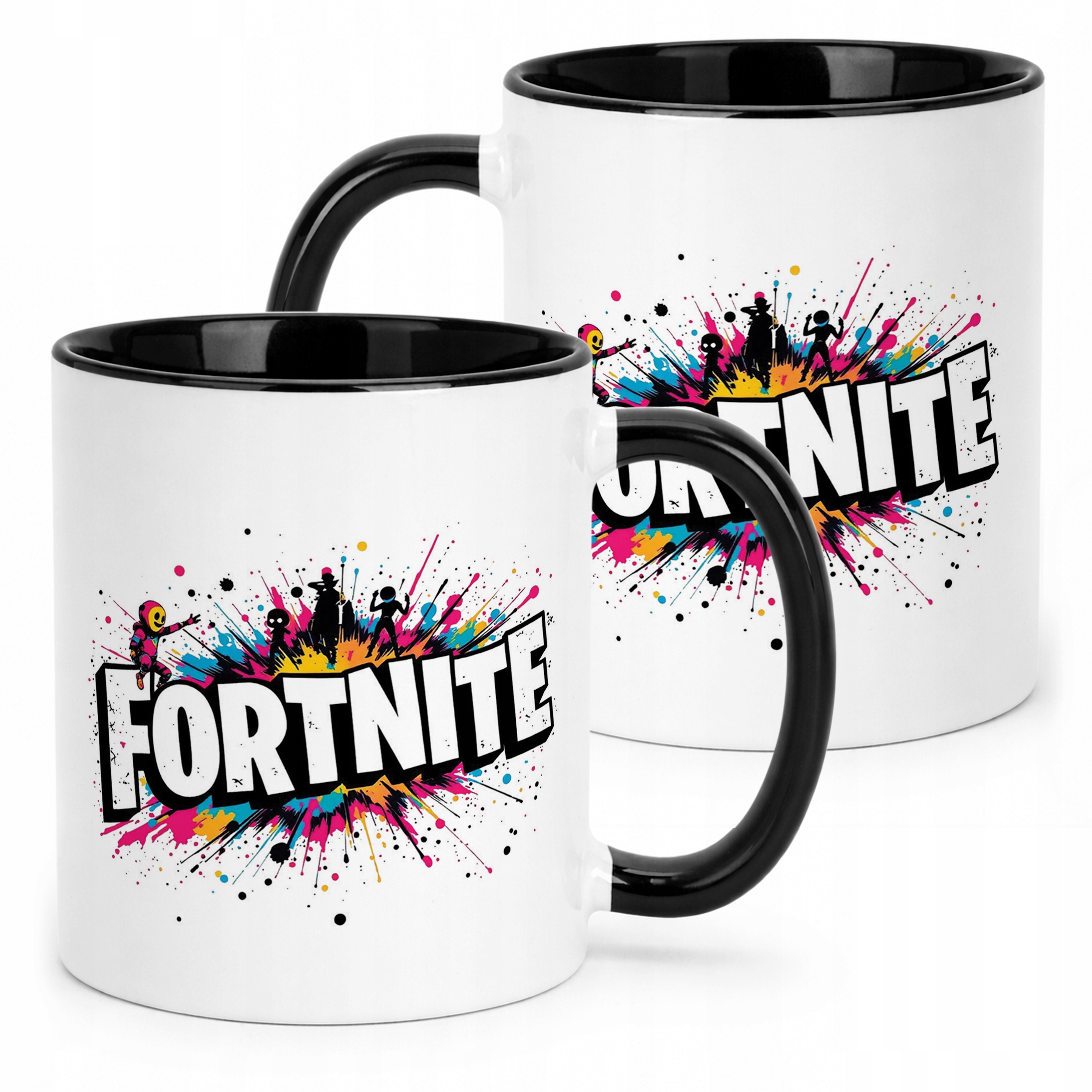 Kubek Czarny Fortnite Dla Fanów Gry Graczy Dla Dzieci Prezent