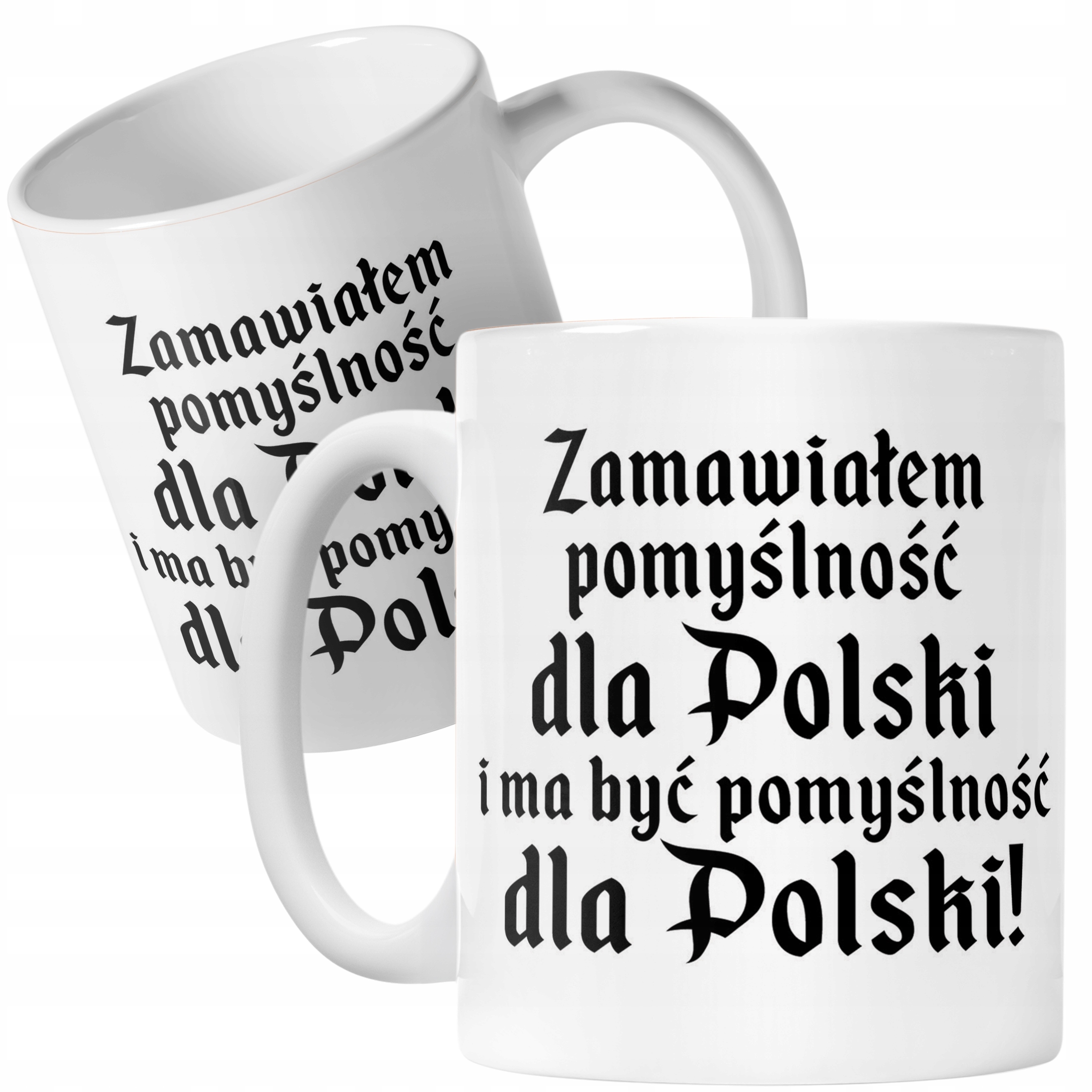 Kubek ceramiczny 1670 Zamawiałem Pomyślność Dla Polski Jakub Prezent
