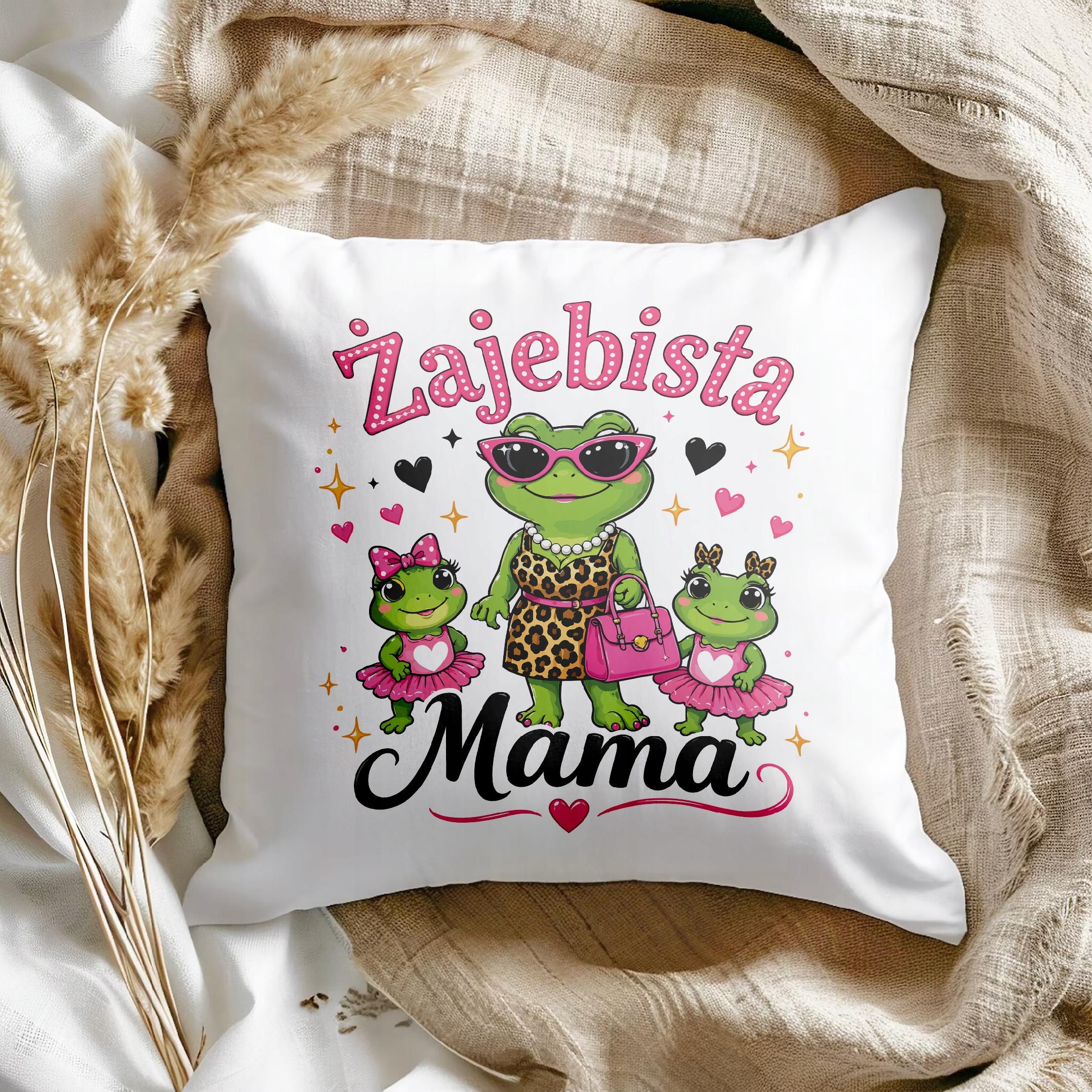 Poduszka dla mamy 38x38cm prezent na Dzień Matki miły upominek dla mamy
