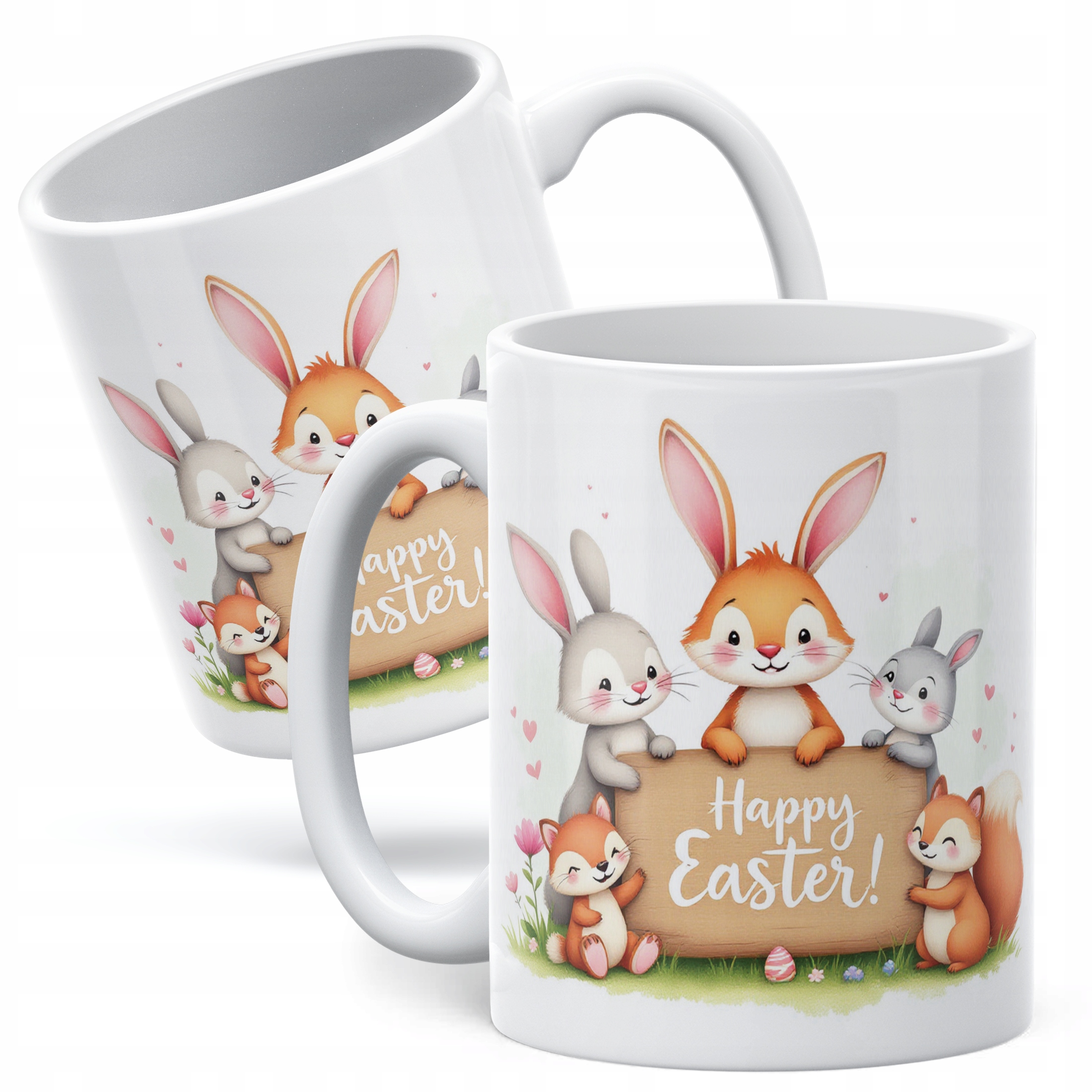 Kubek ceramiczny Wielkanocny Z okazji Świąt Wielkanocnych Happy Easter