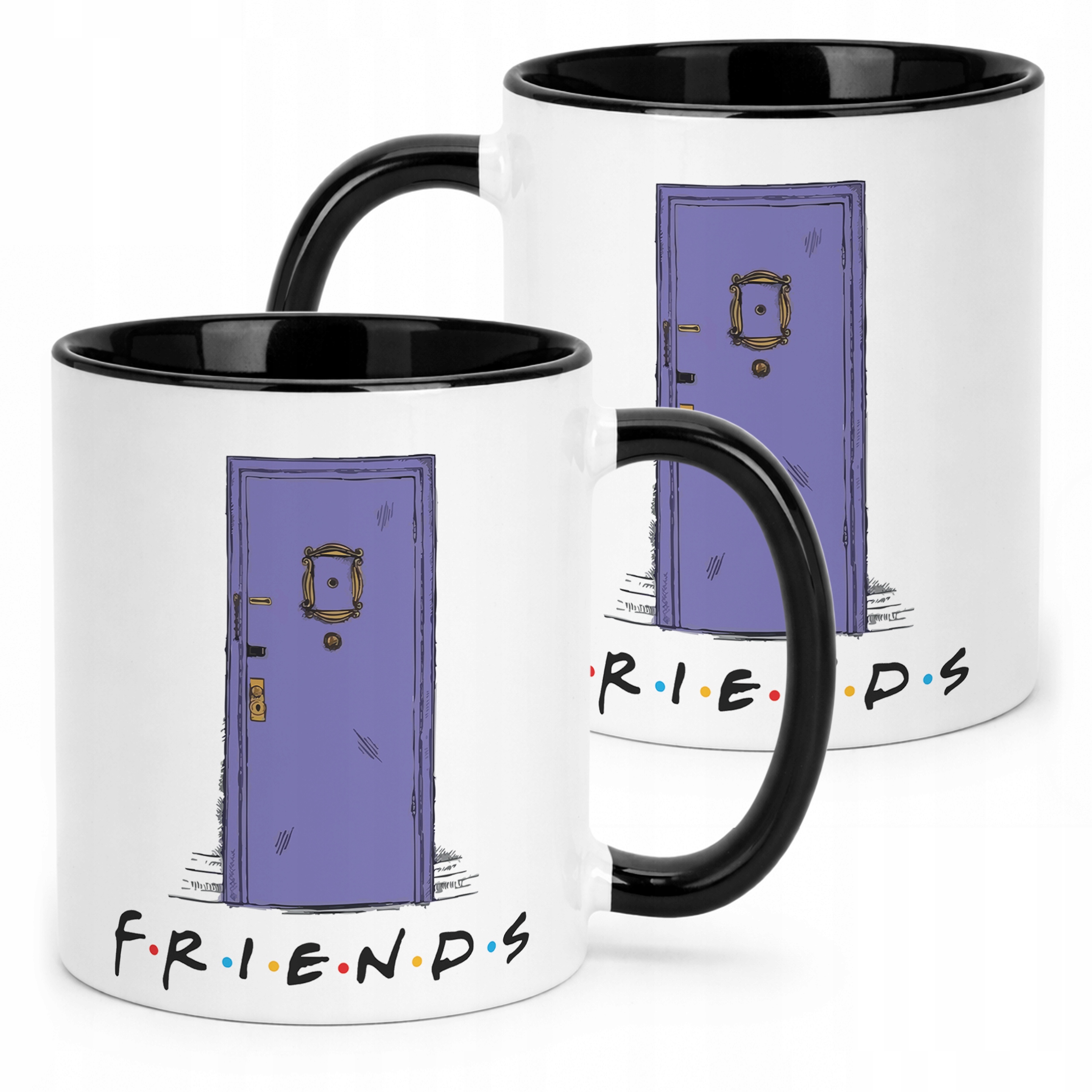 Kubek Czarny Friends Przyjaciele Dla Fanów Serialu Prezent Upominek