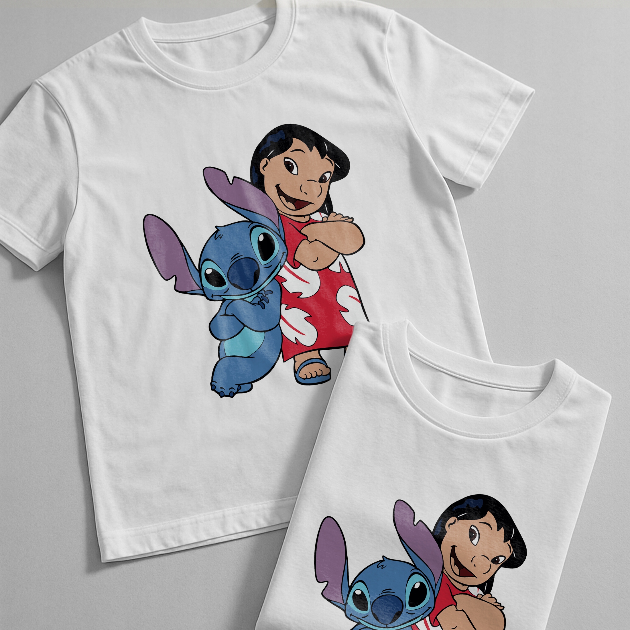 Koszulka biała dziecięca Stitch Lilo i Stich Dla Fanów