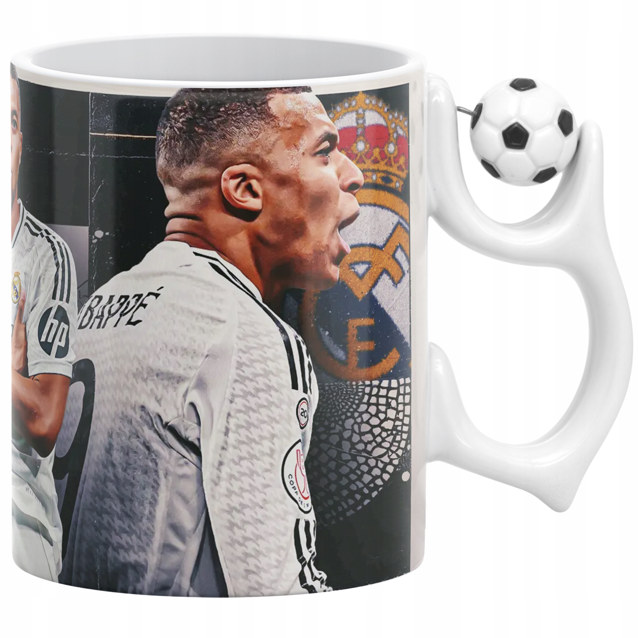 Kubek piłkarski Kylian Mbappe dla fanów Real dla kibica