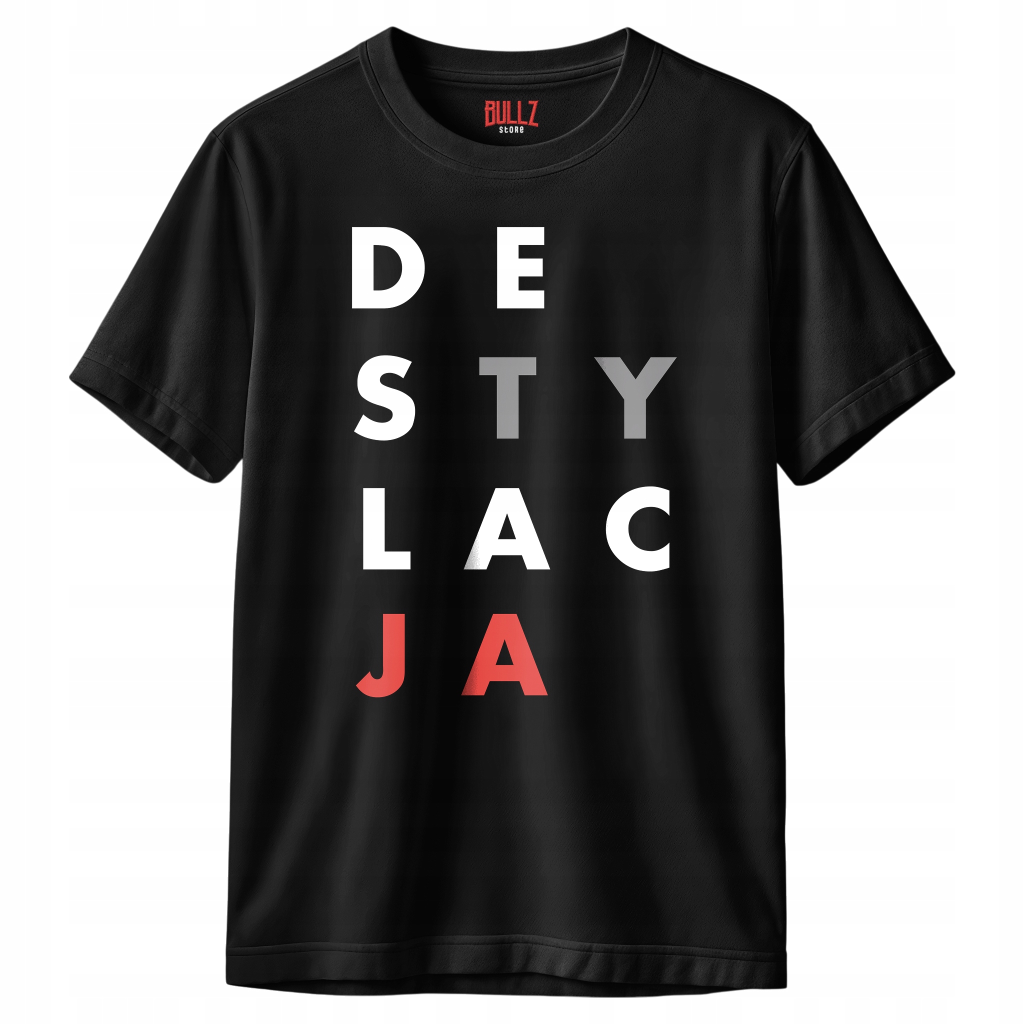 Koszulka czarna męska Destylacja Zabawny Prezent Upominek