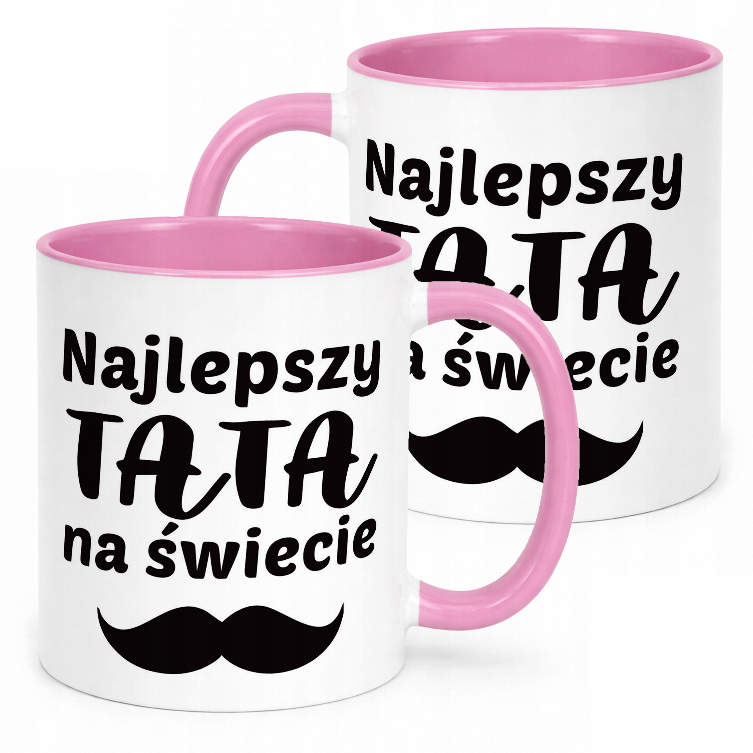 Kubek Różowy Dzień Ojca Dla Taty Najlepszy Tata Na Świecie Prezent