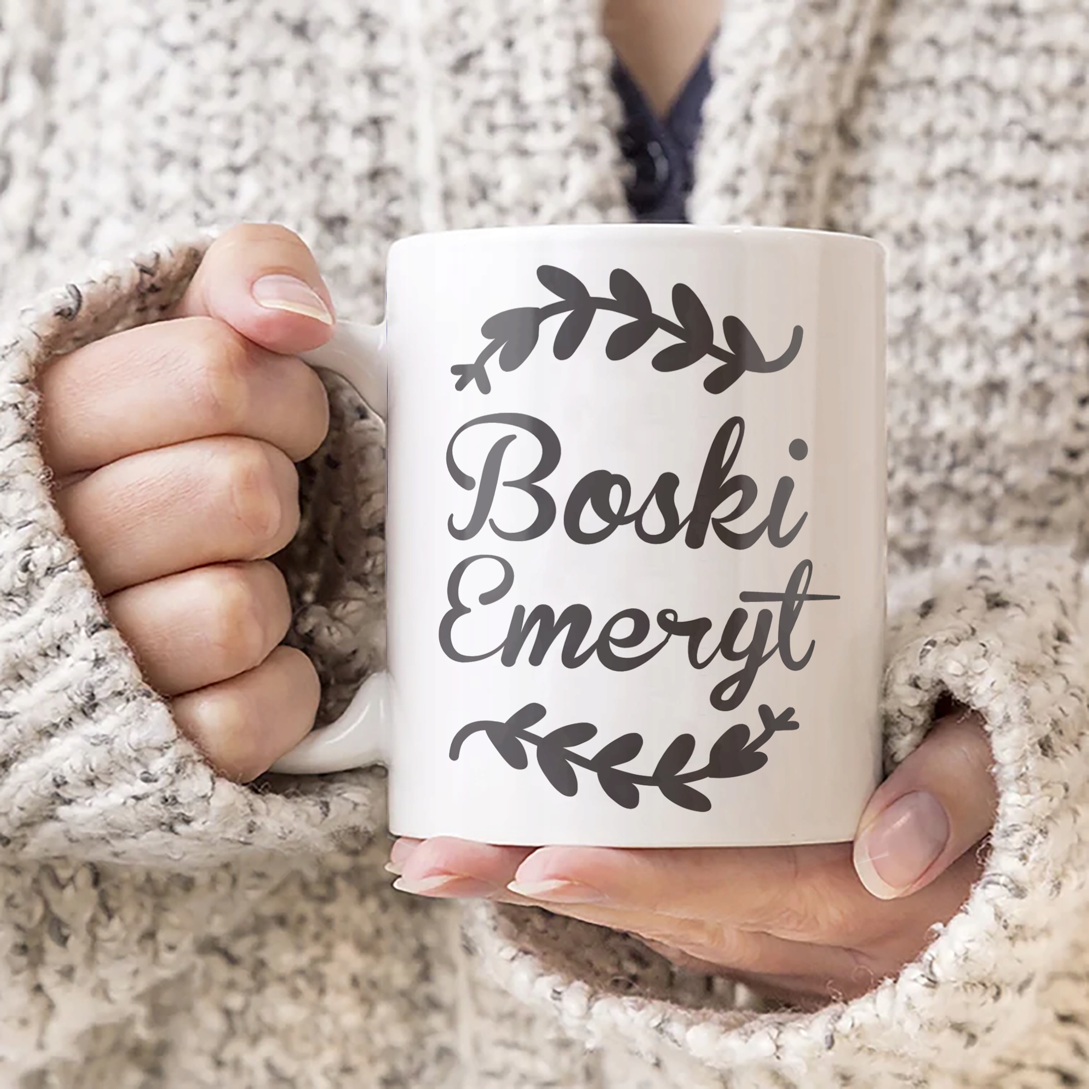 Kubek ceramiczny z okazji Emerytury Dla Emeryta Prezent Upominek