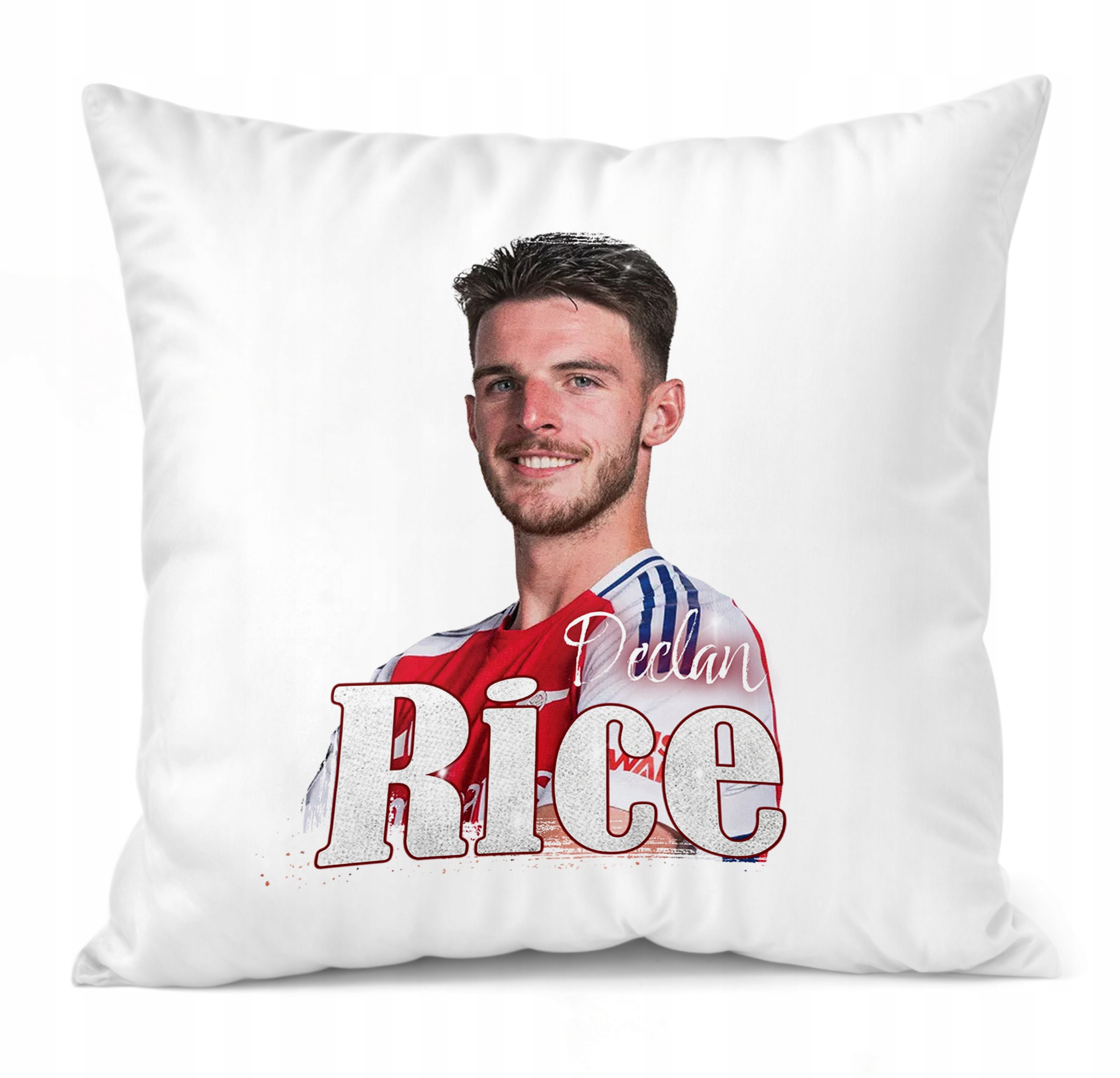 Zestaw Kubek + Poduszka Declan Rice dla kibiców Arsenal