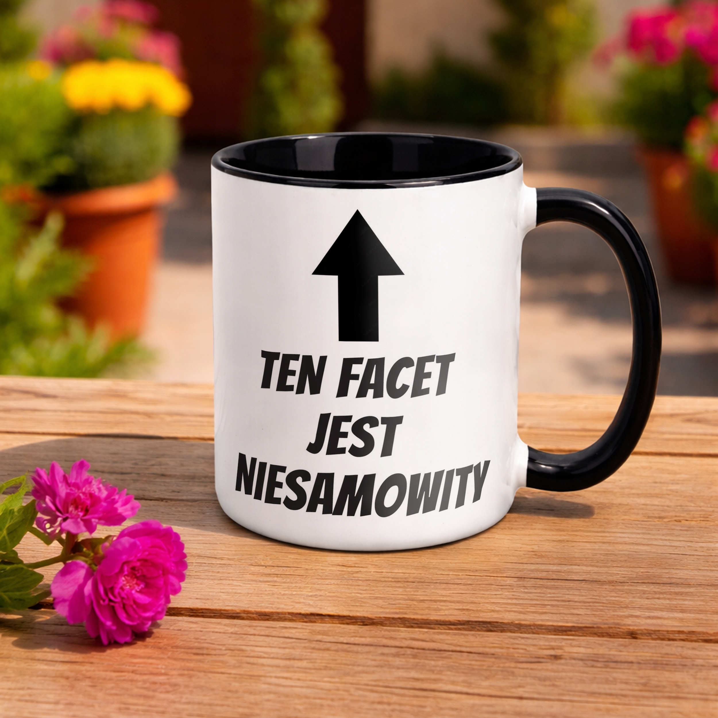 Kubek Czarny Ten Facet Jest Niesamowity Dla Mężczyzny Prezent