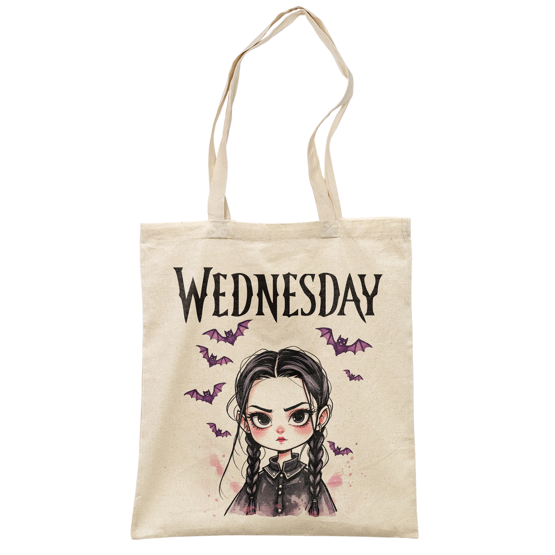 Torba bawełniana na zakupy Nevermore Wednesday Dla Fanów Serialu