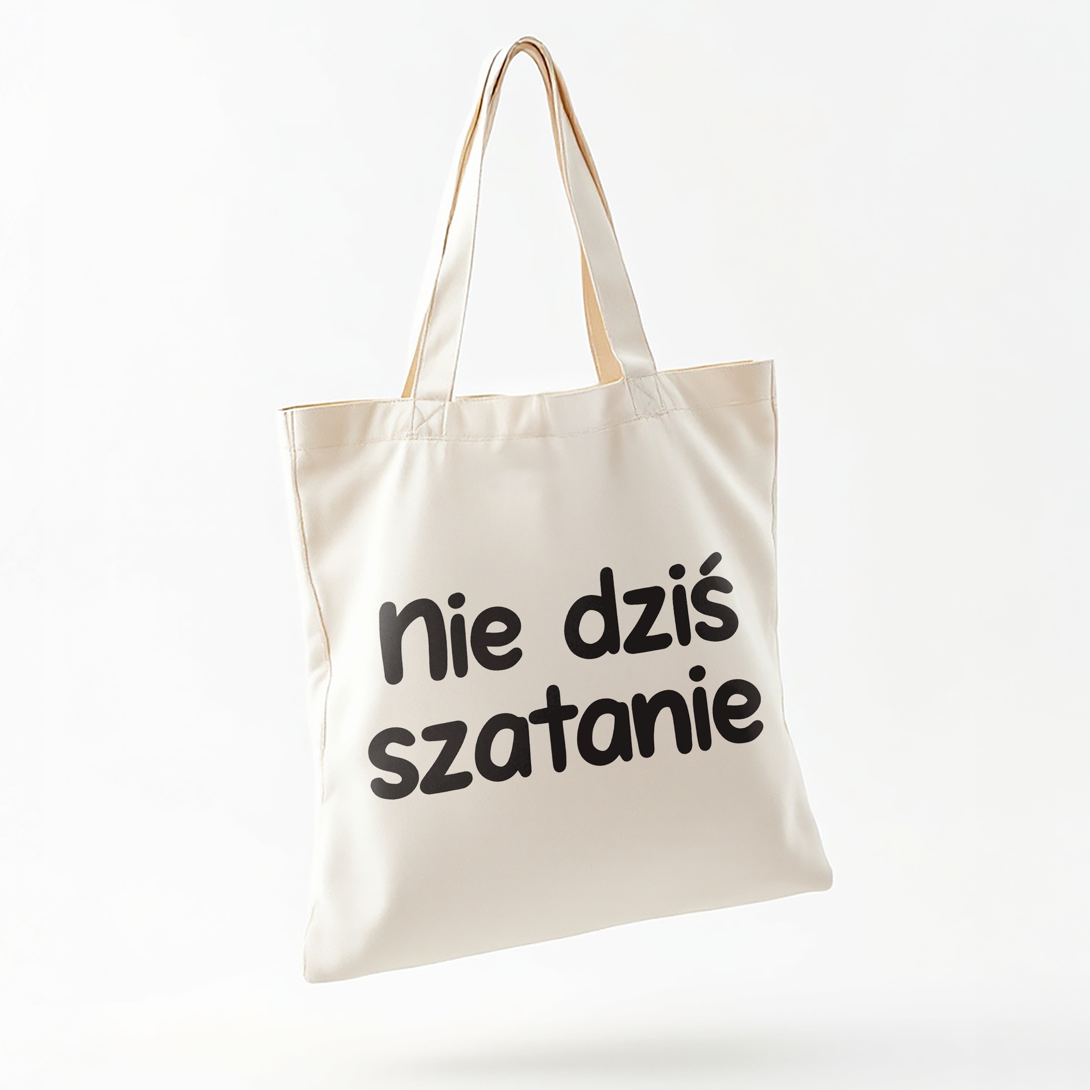 Torba bawełniana na zakupy Nie Dziś Szatanie Zabawny Prezent