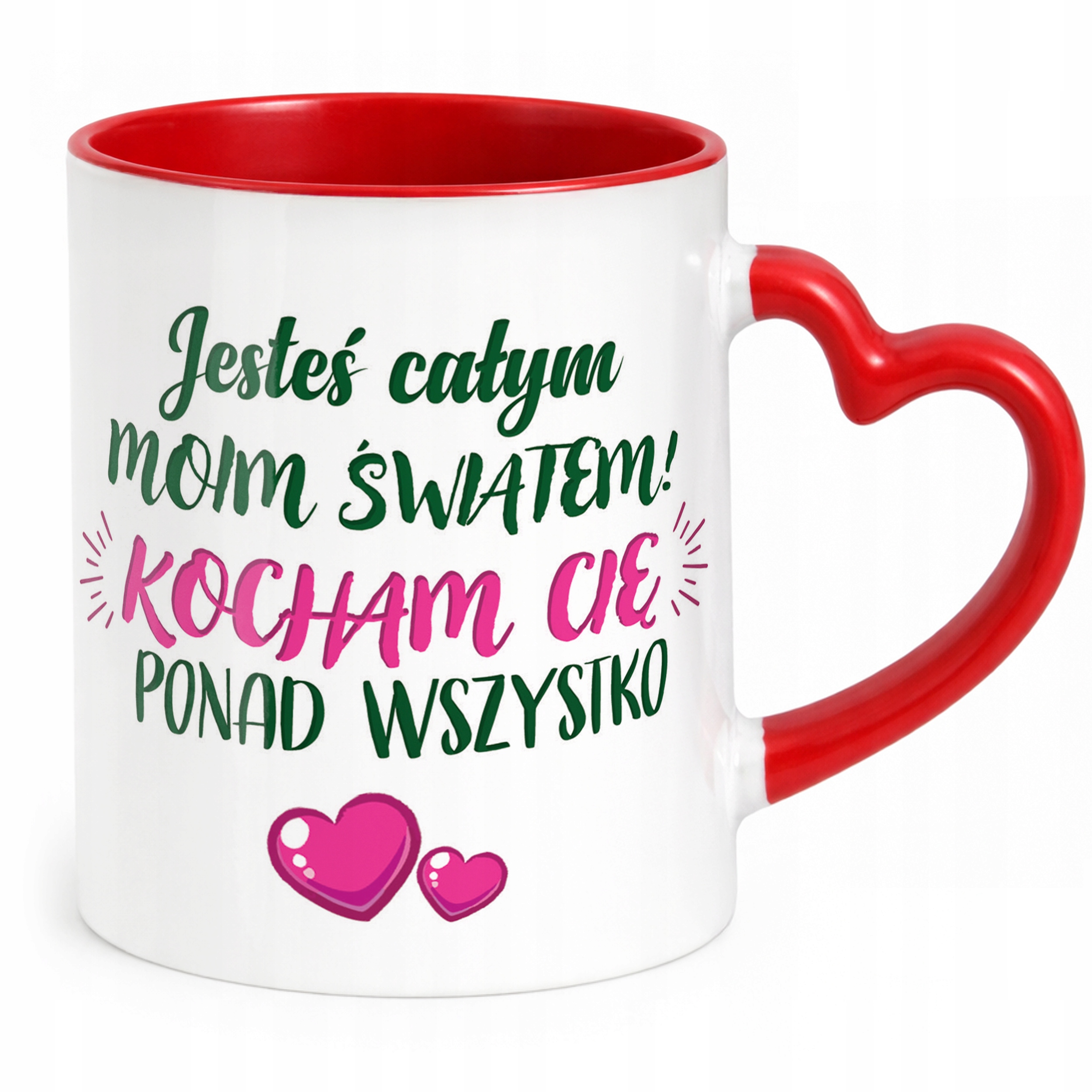 Kubek Walentynkowy Personalizowany Serce Walentynki Prezent Upominek