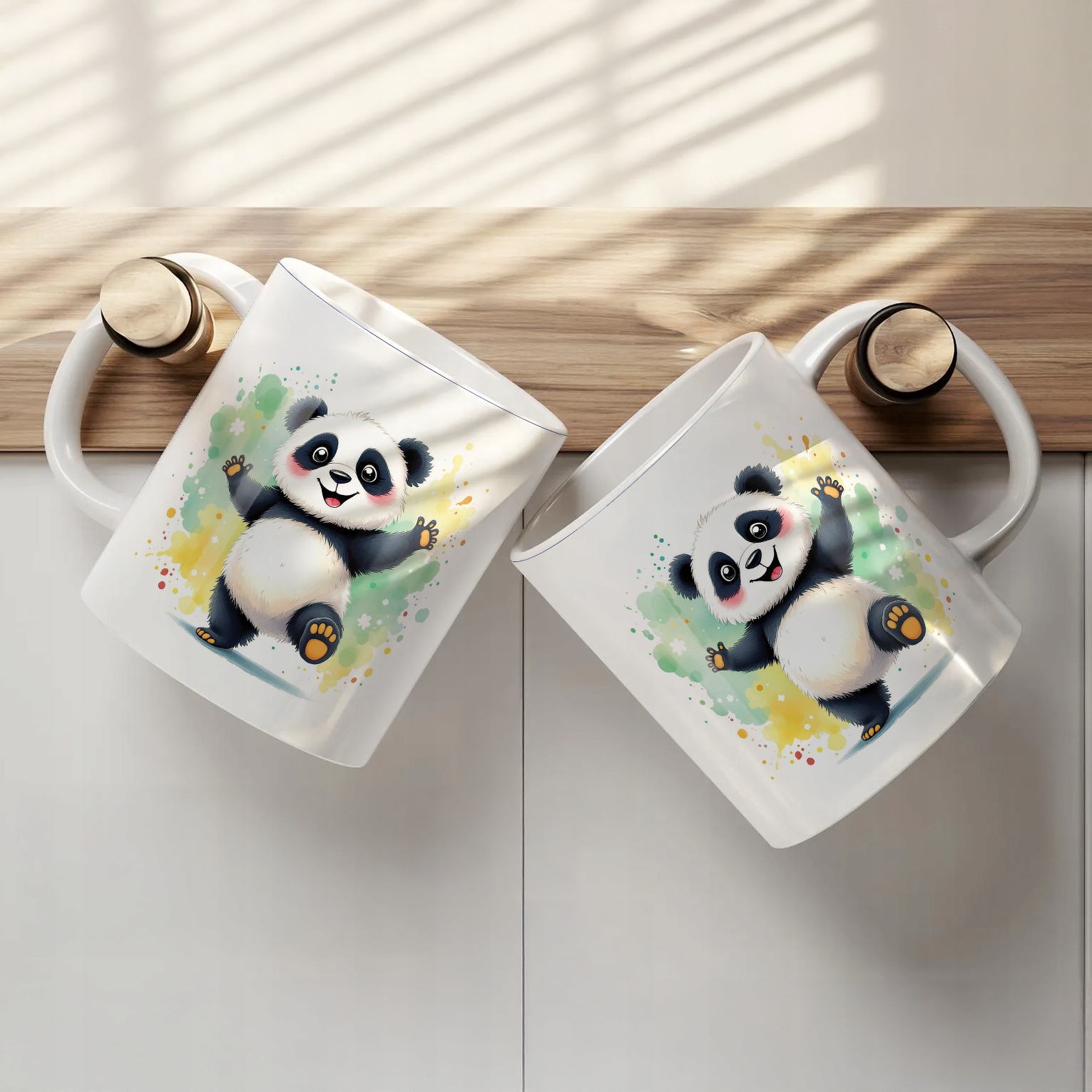 Kubek ceramiczny Panda Zwierzak Słodki Dla Dzieci Prezent