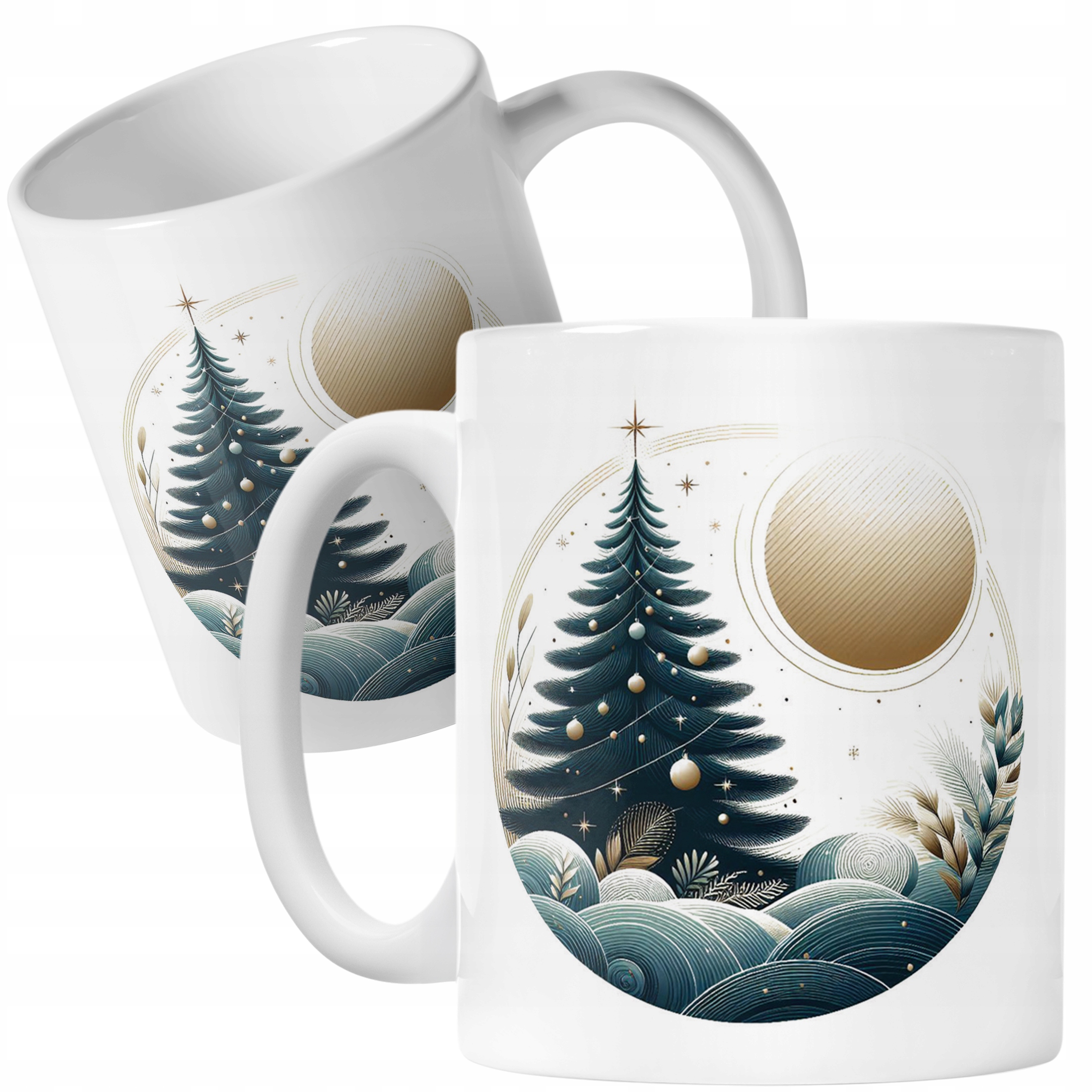 Kubek Ceramiczny Świąteczny Boże Narodzenie Mikołajki Prezent Upominek