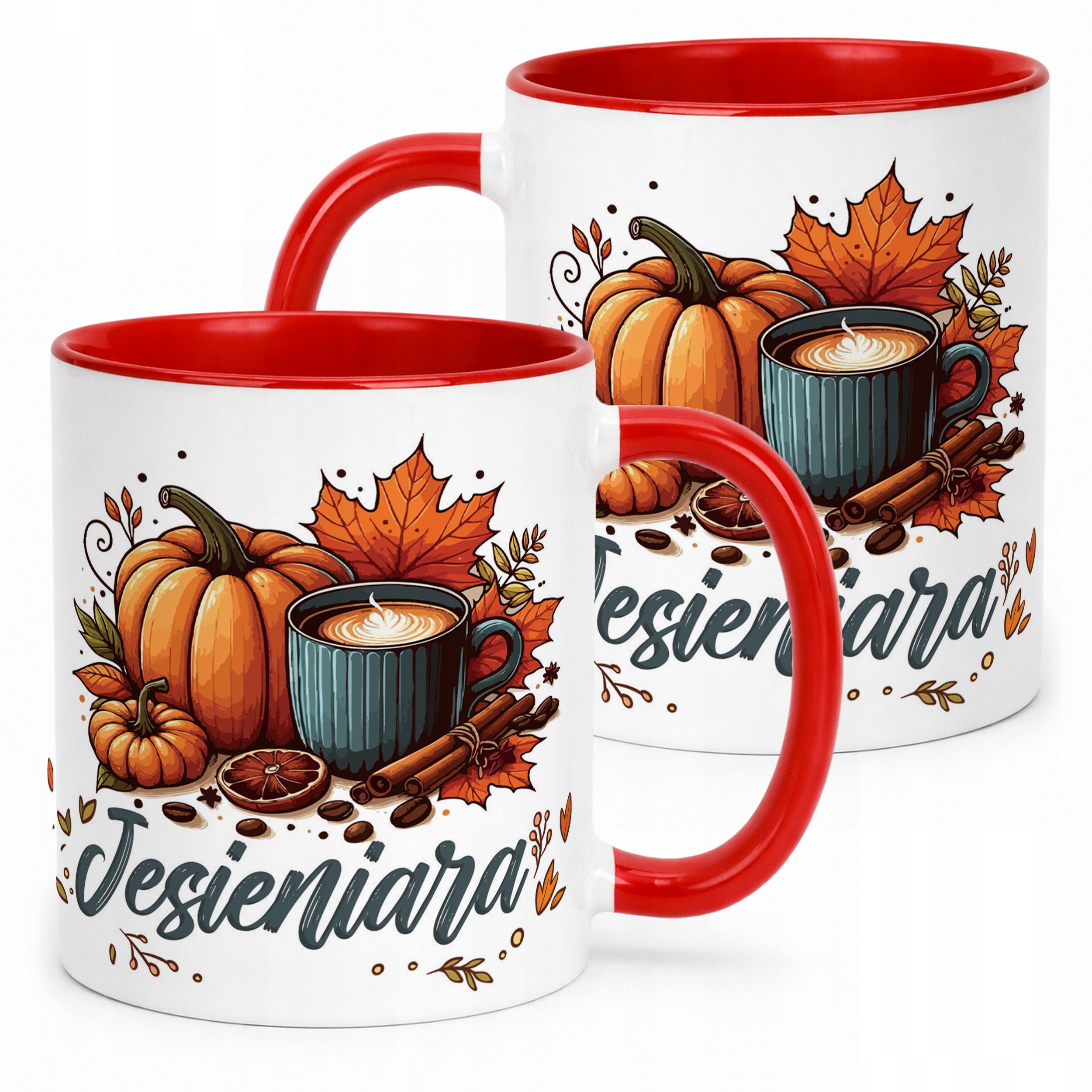 Kubek ceramiczny Jesienny Jesień Jesieniara Prezent Upominek