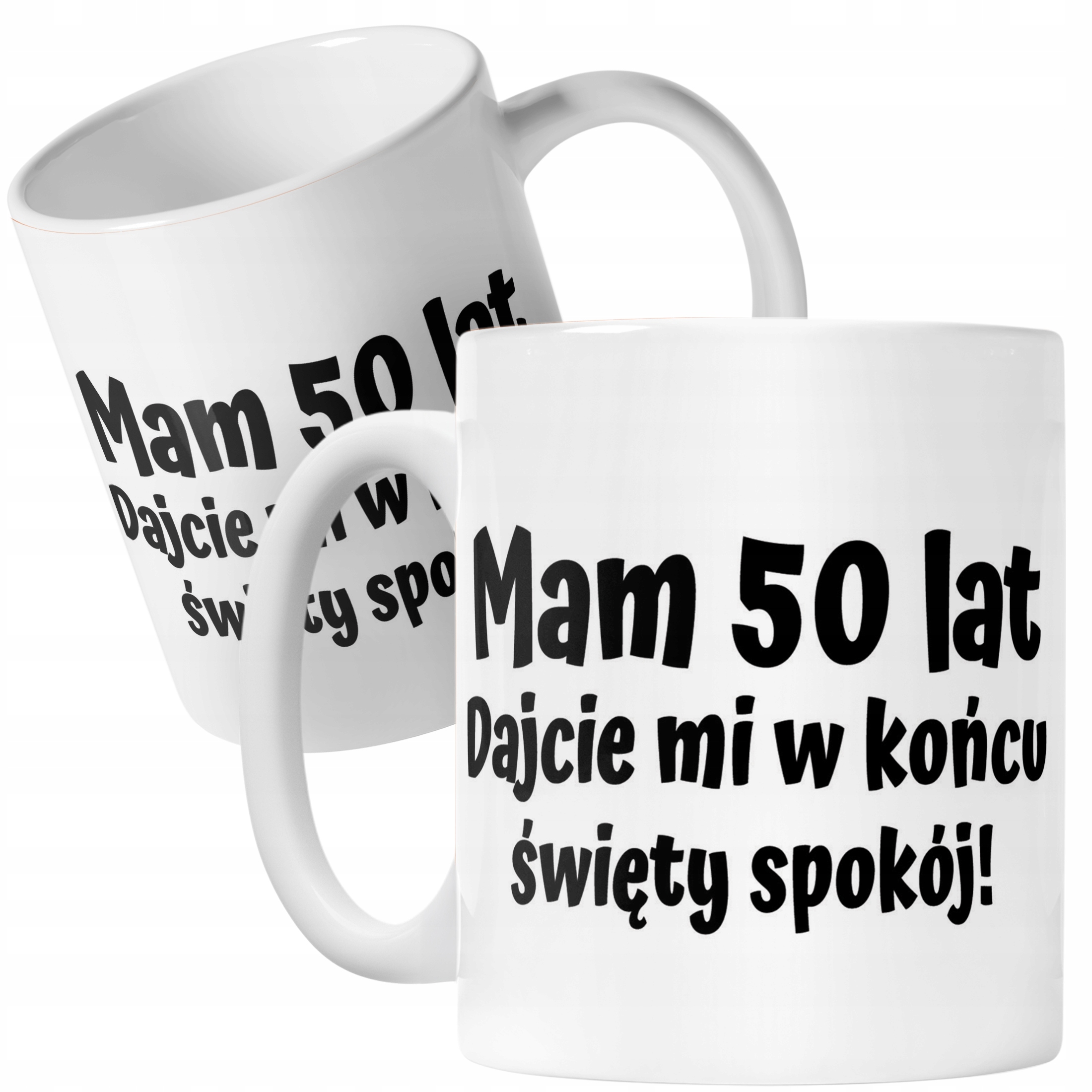 Kubek ceramiczny Mam 50 Lat Na Urodziny Prezent Upominek