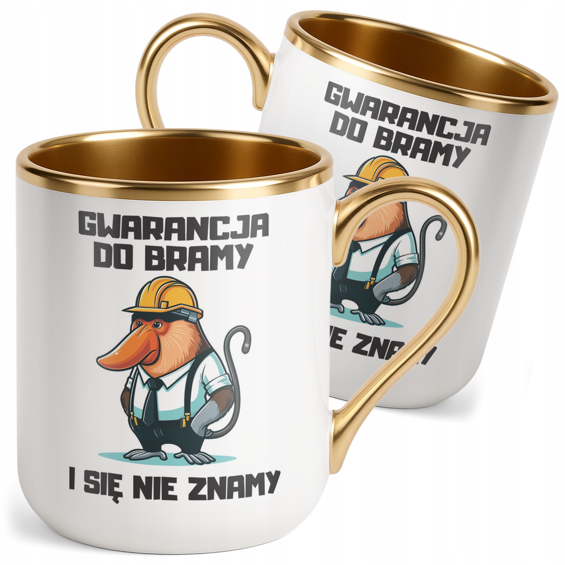 Kubek Premium Złoty Janusz Nosacz Do Pracy Zabawny Prezent