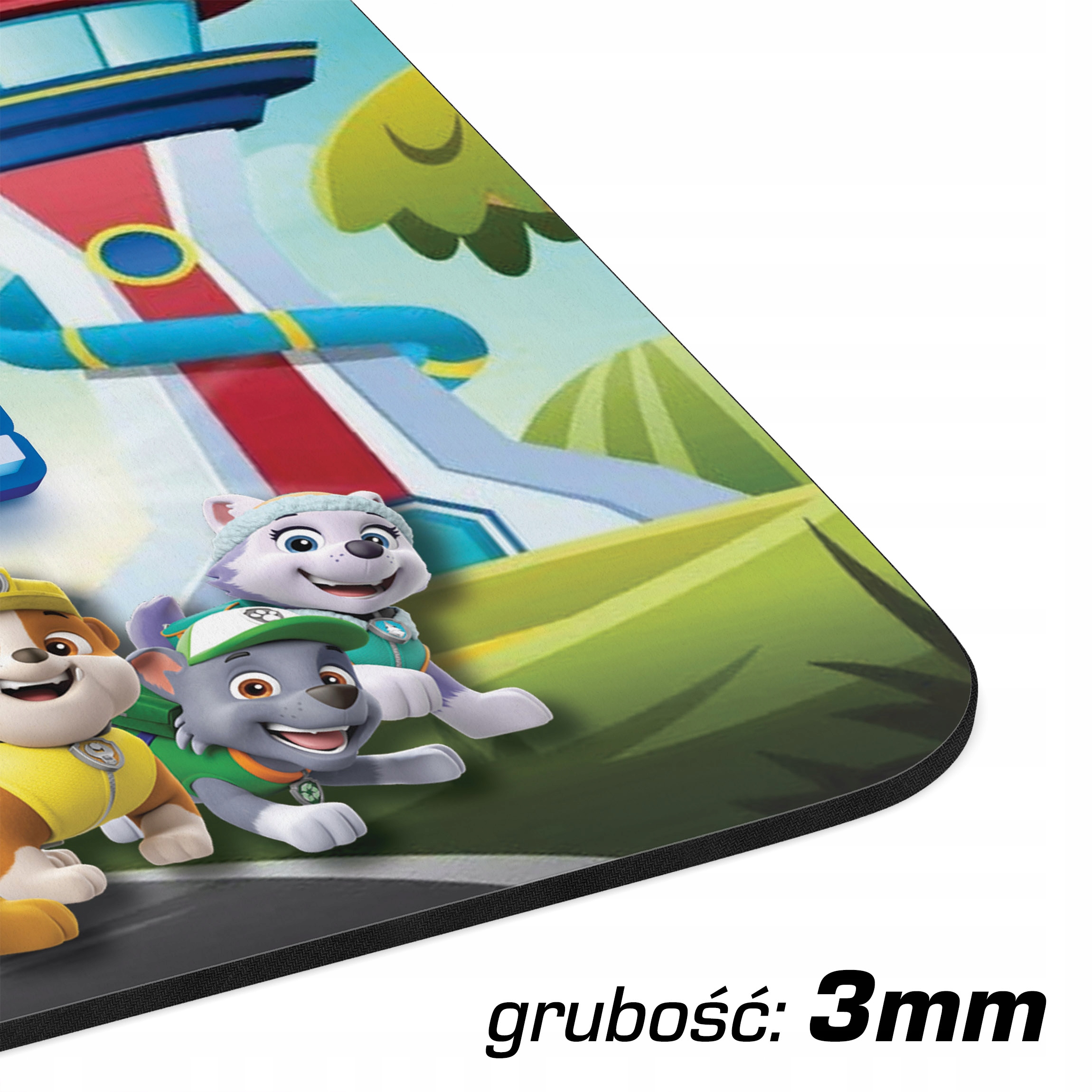 Podkładka pod mysz 22×18 cm personalizowana Psi Patrol z twoim imieniem