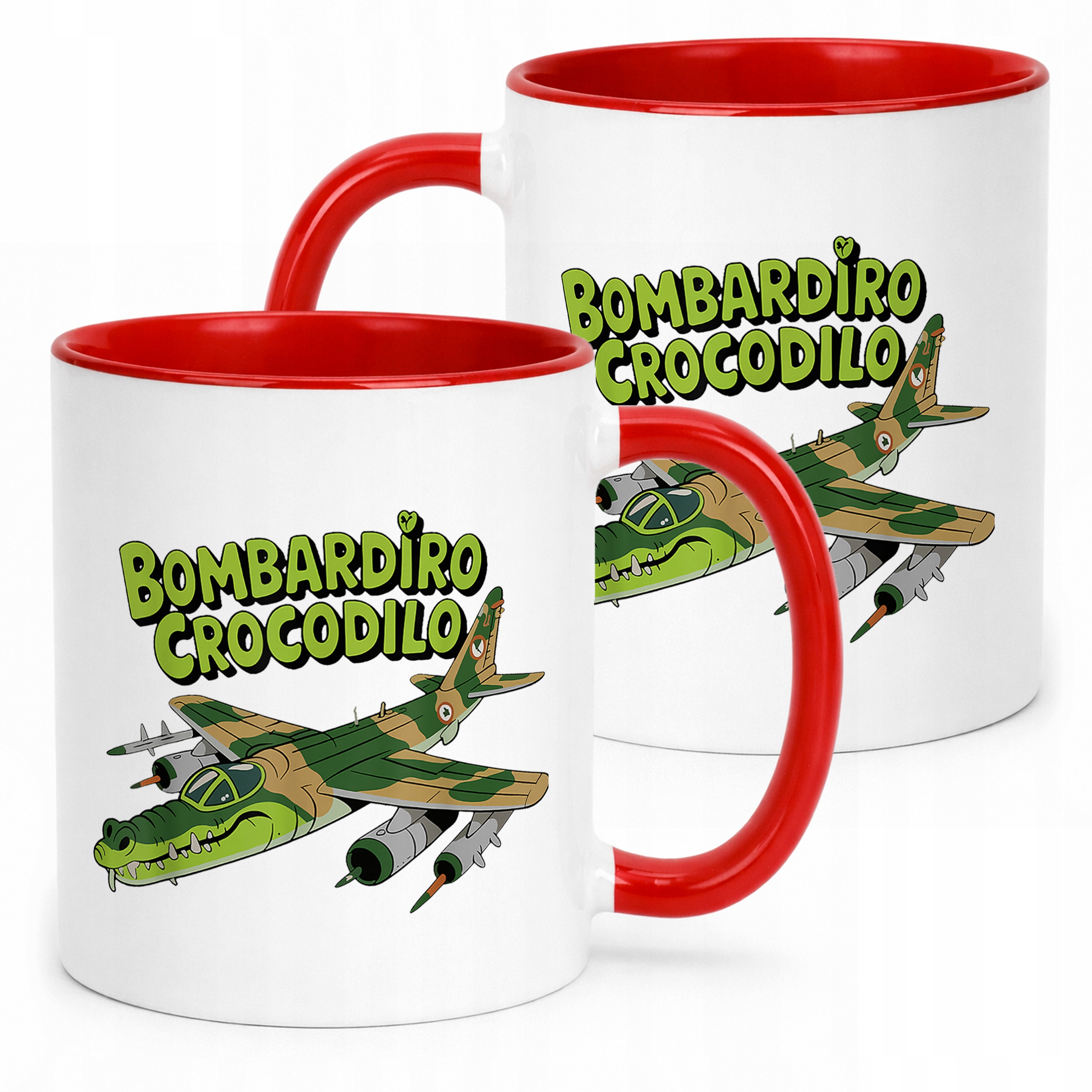 Kubek ceramiczny Bombardino Crocodilo viral tiktok brainrot