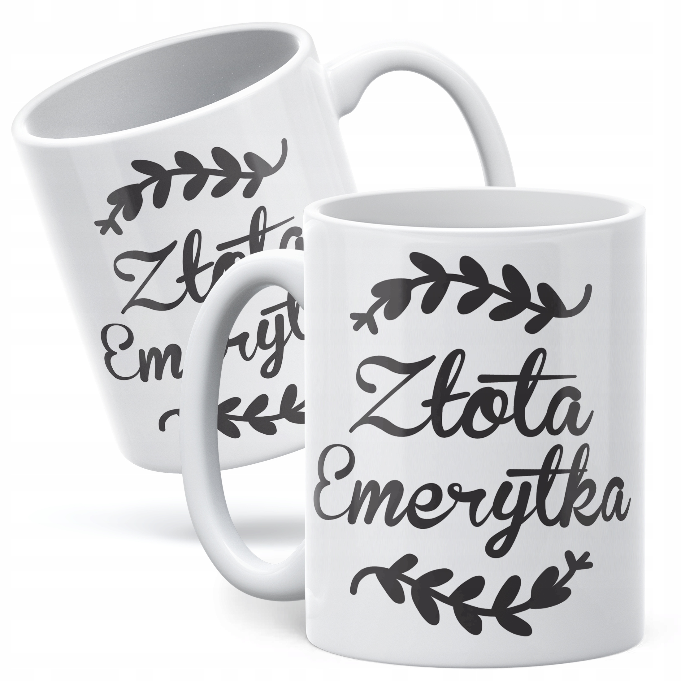 Kubek ceramiczny z okazji Emerytury Dla Emerytki Prezent Upominek