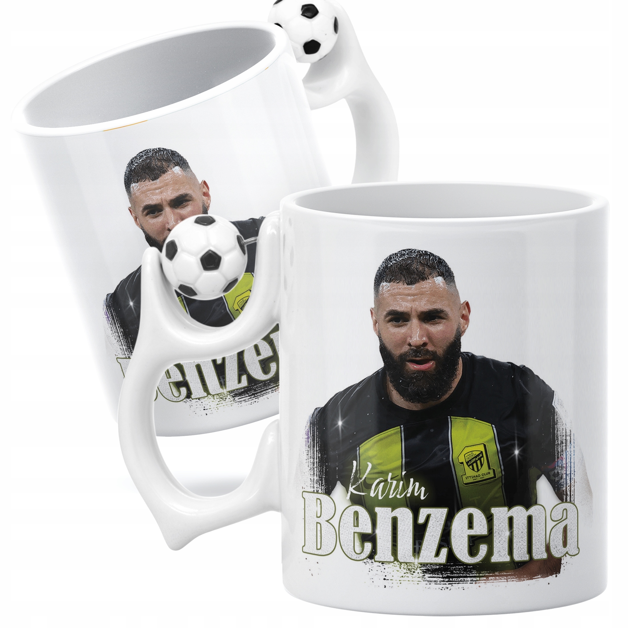 Kubek piłkarski Karim Benzema dla kibiców Al-Ittihad Prezent