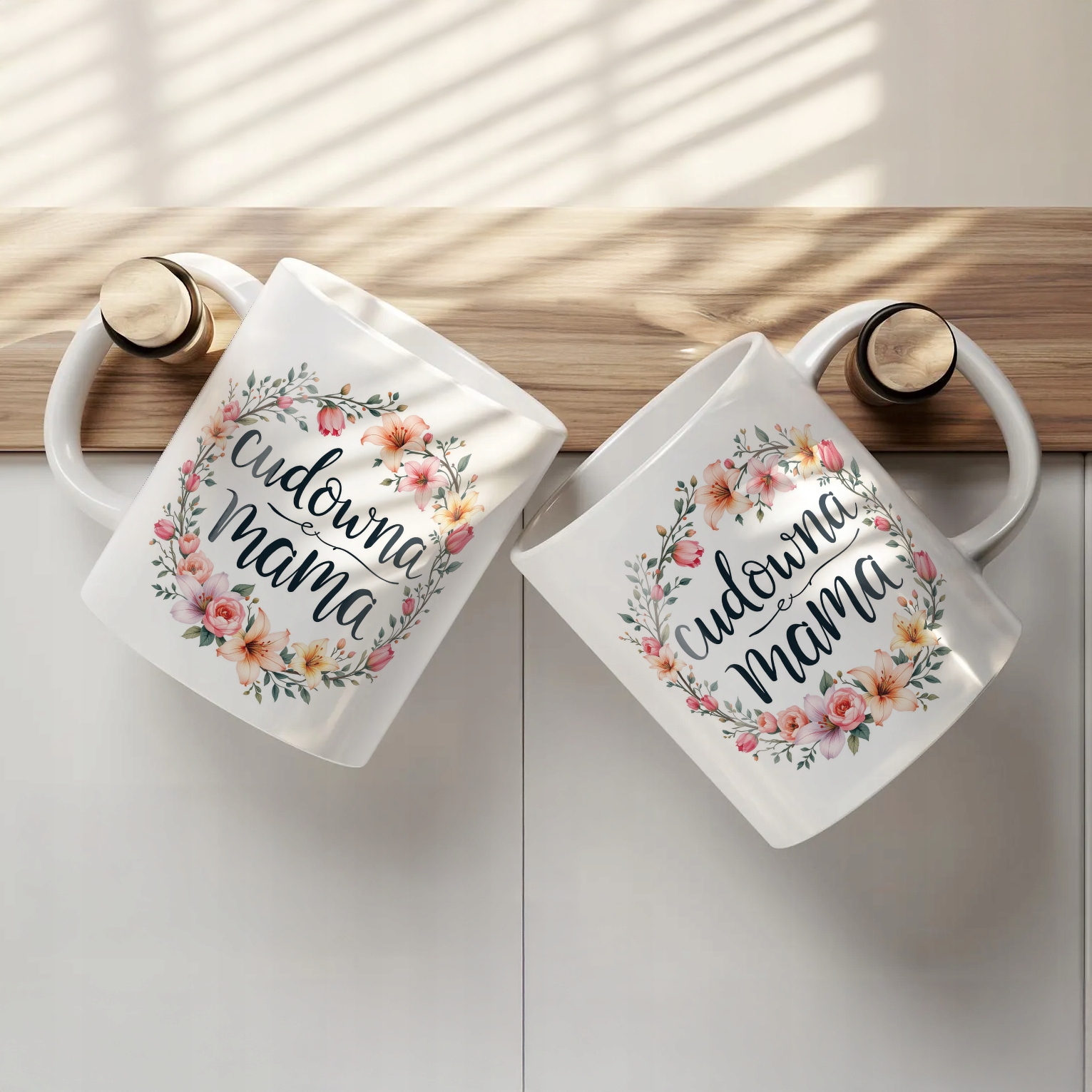 Kubek ceramiczny Dzień Matki Dla Mamy Prezent Upominek Cudowna Mama