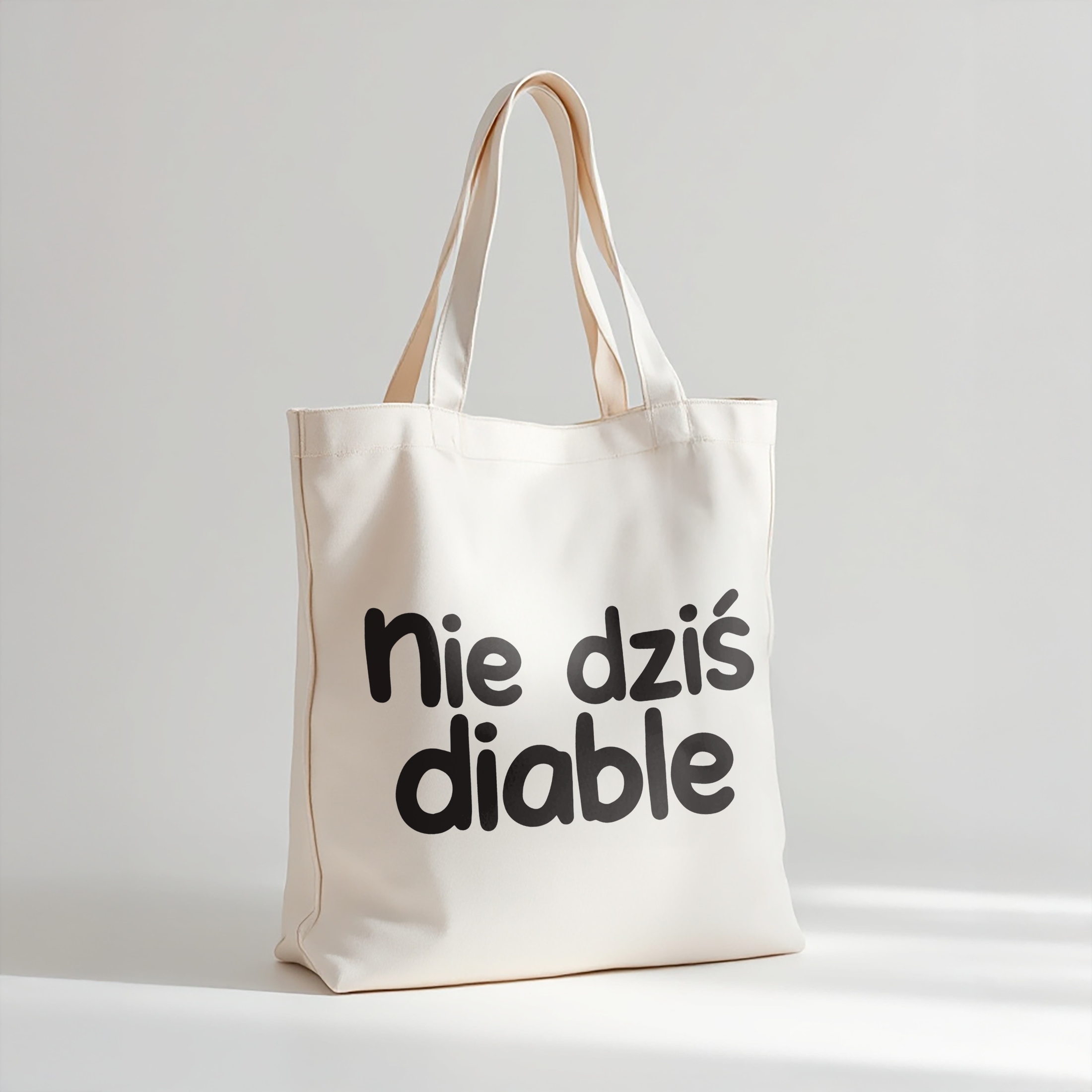 Torba bawełniana premium Nie Dziś Diable Zabawny Prezent