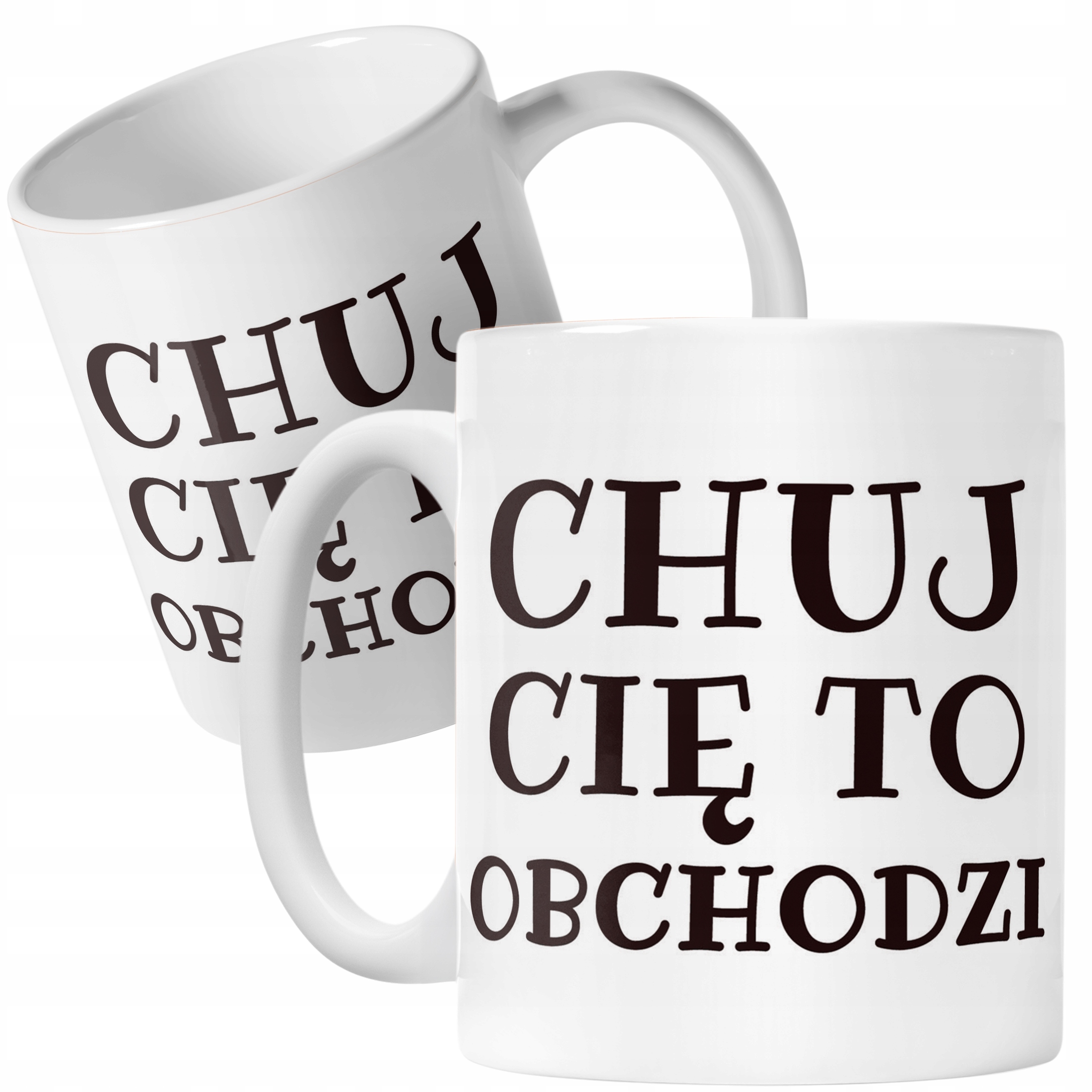Kubek ceramiczny Ch*j Cię To Obchodzi Śmieszny Zabawny Prezent