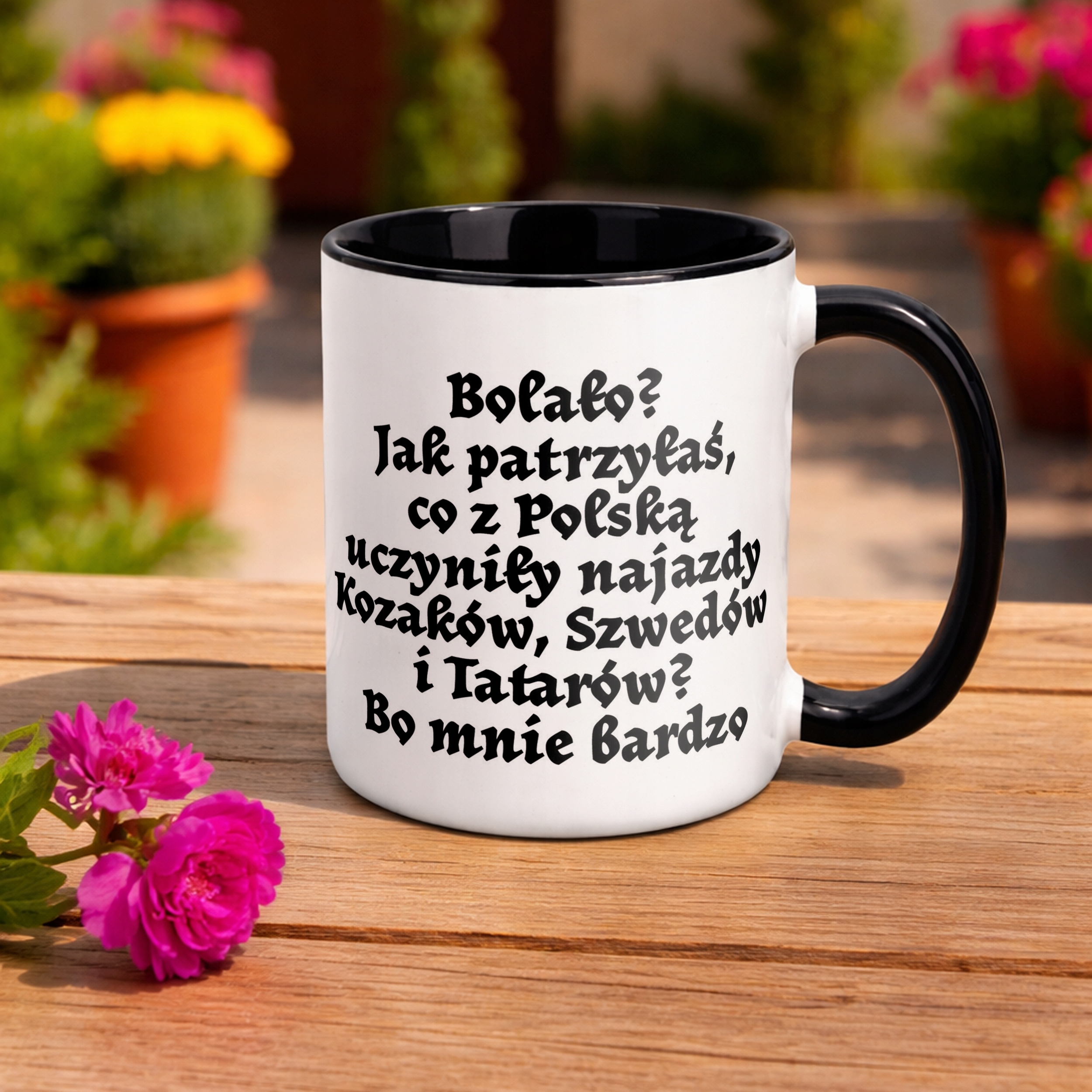 Kubek Czarny 1670 Bolało Jak Patrzyłaś Dla Fanów Serialu Prezent