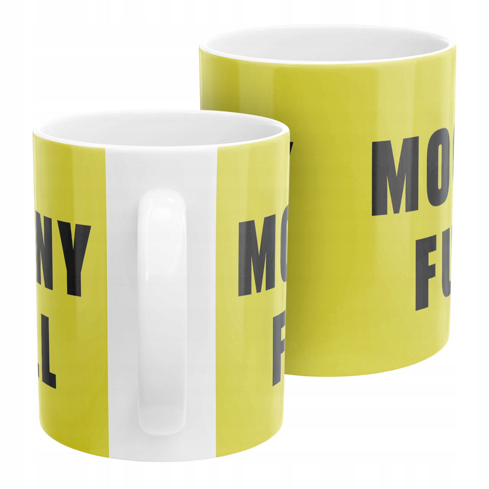 Kubek ceramiczny Mocny Full Piwo Śmieszny Zabawny Prezent Upominek