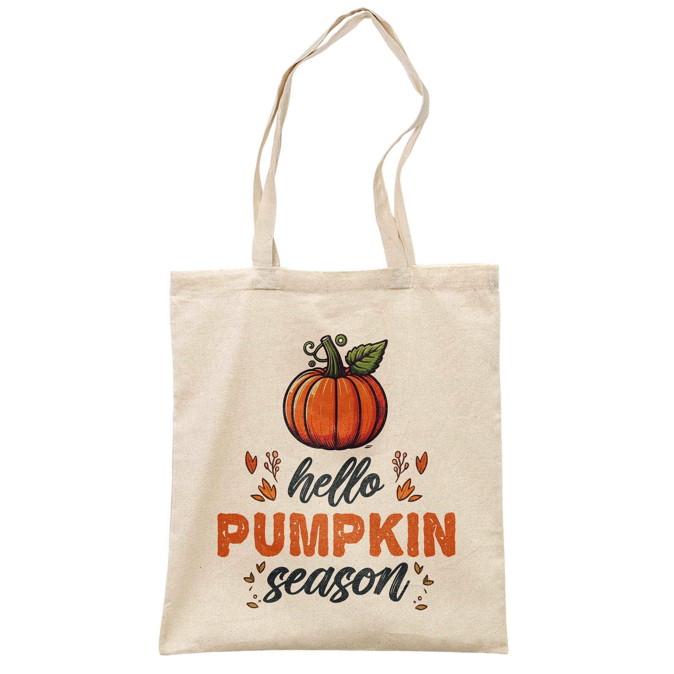 Torba bawełniana na zakupy Jesień Hello Pumpkin Dynia Prezent