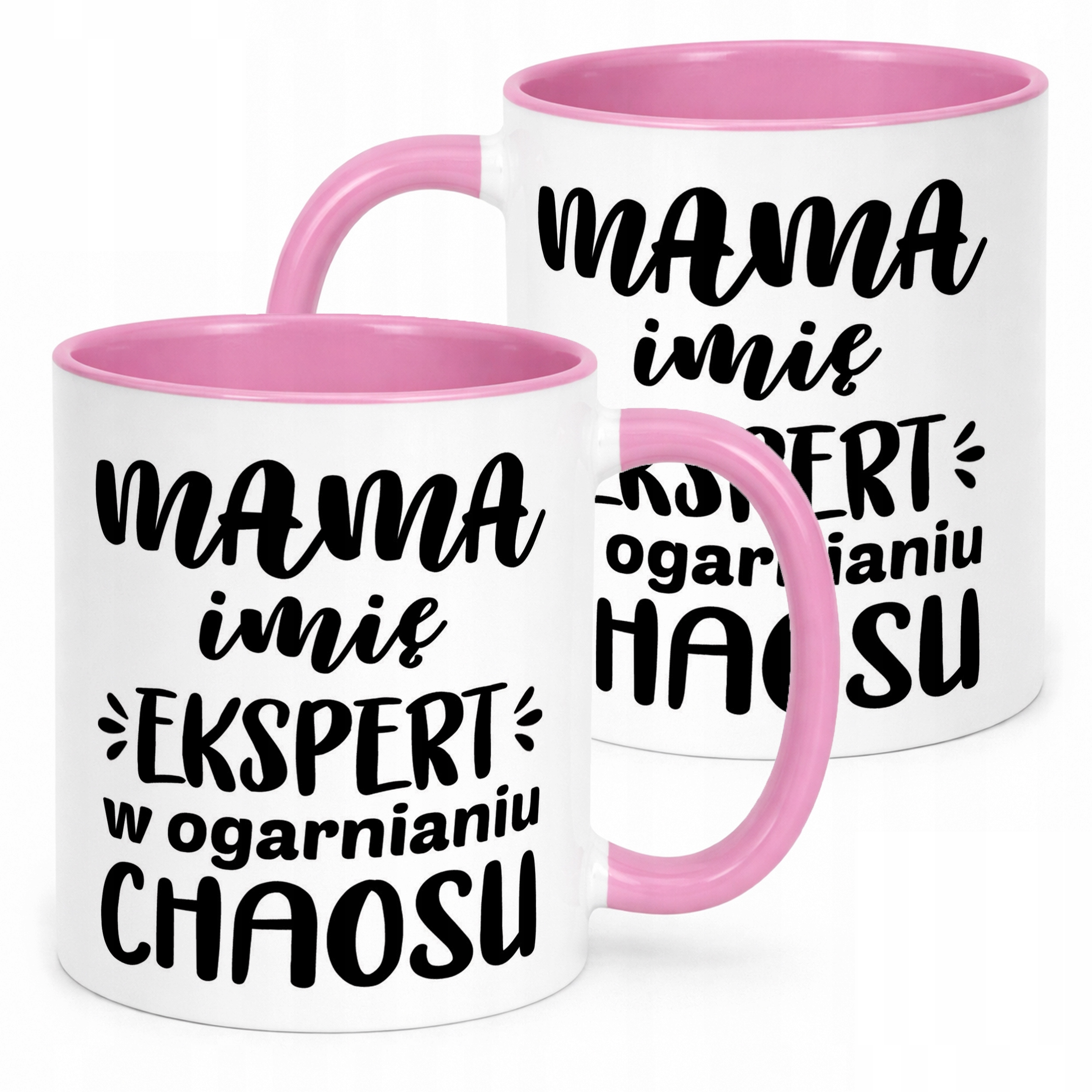 Kubek Różowy Personalizowany Dzień Matki Dla Mamy Prezent Upominek