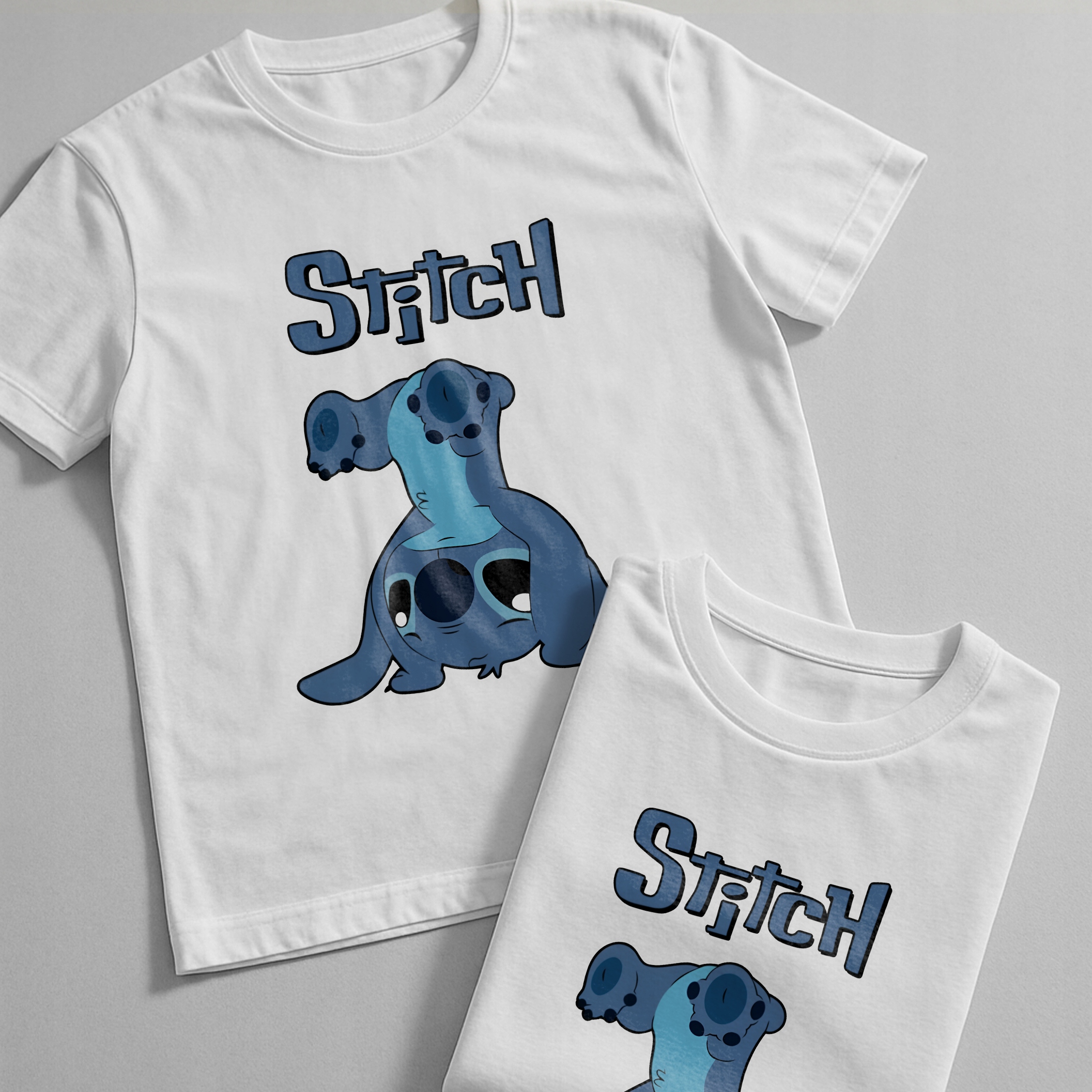 Koszulka biała dziecięca Stitch Lilo i Stich Dla Fanów