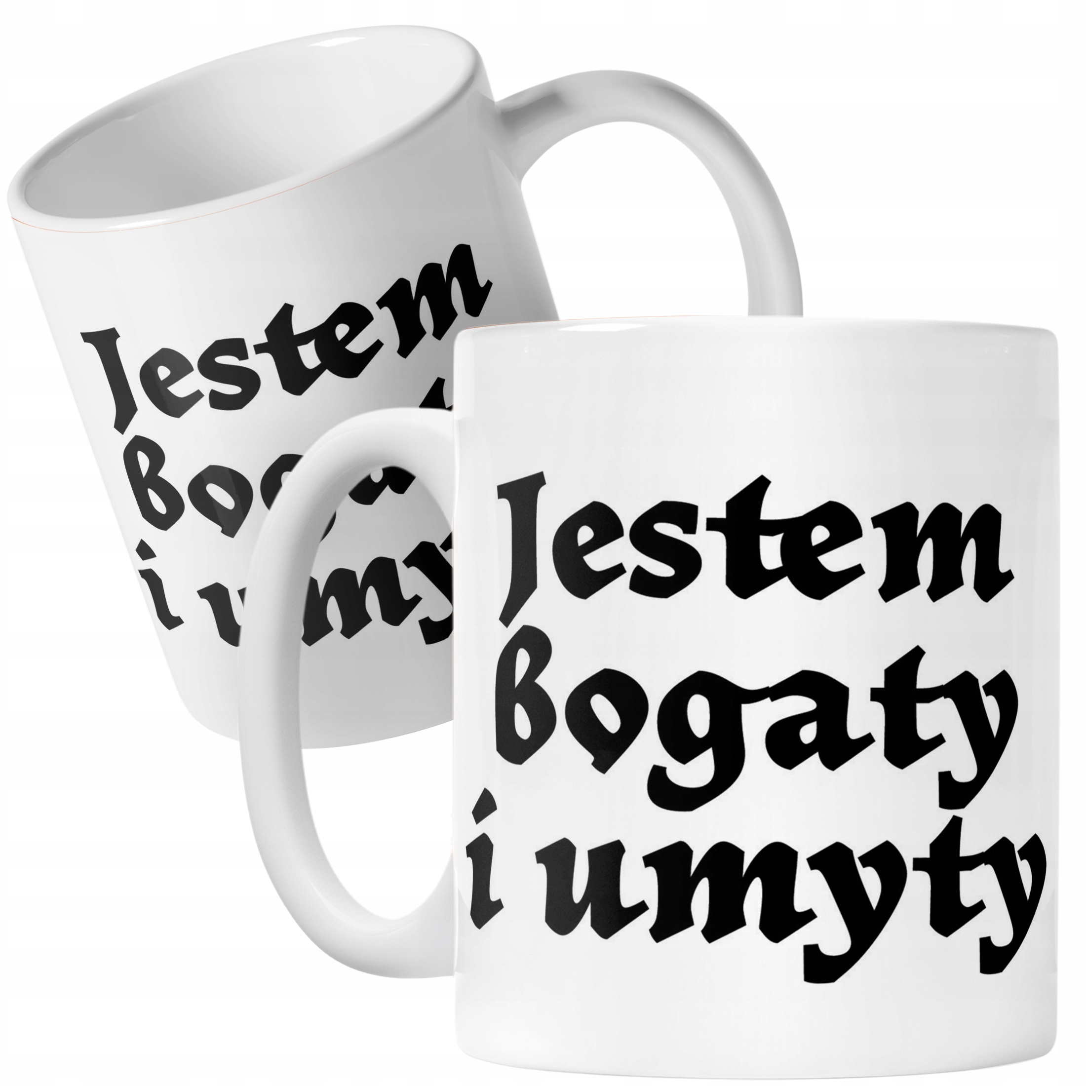 Kubek ceramiczny 1670 Jestem Bogaty i Umyty Dla Fanów Serialu Prezent