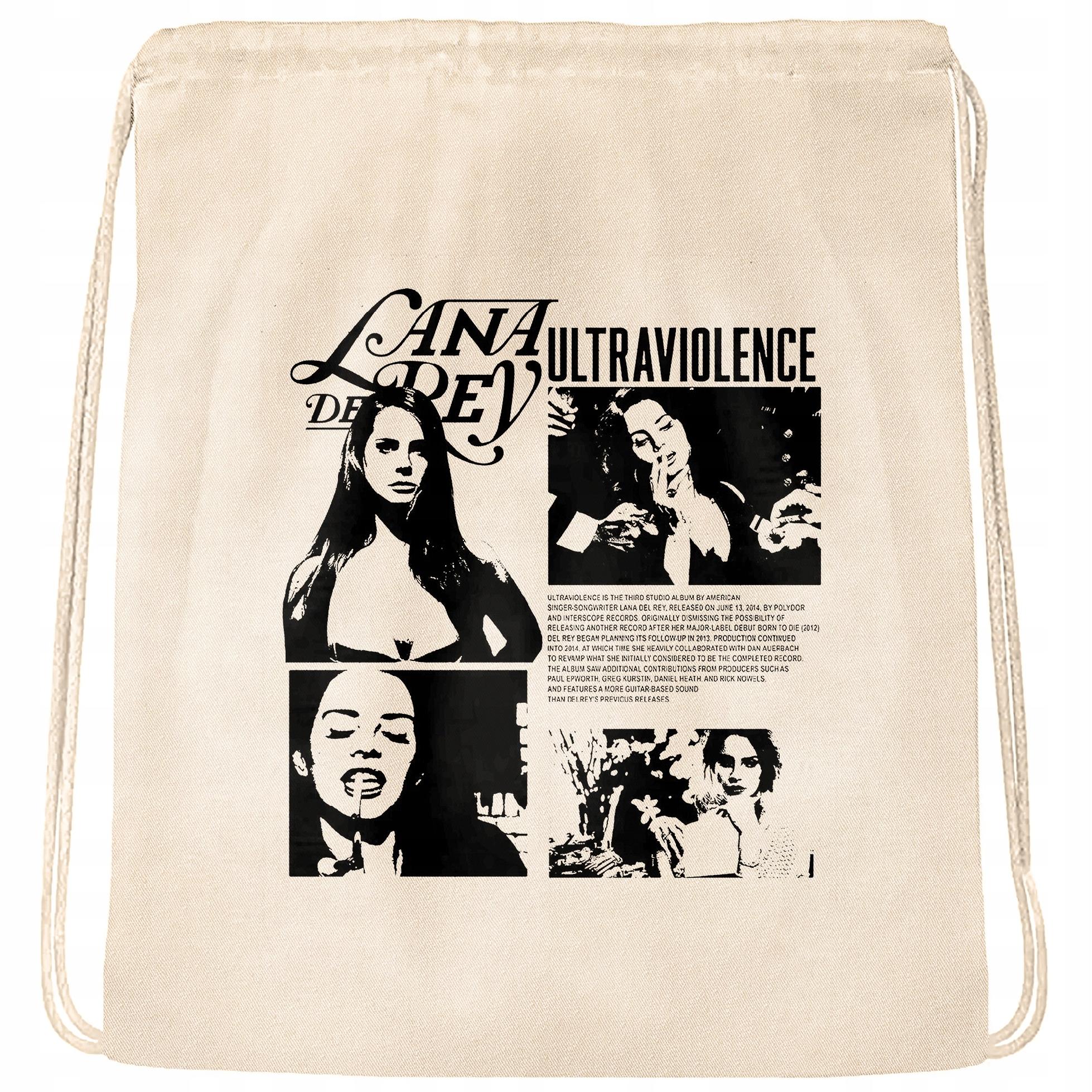 Plecak bawełniany 34×40 Lana Del Rey Ultraviolence