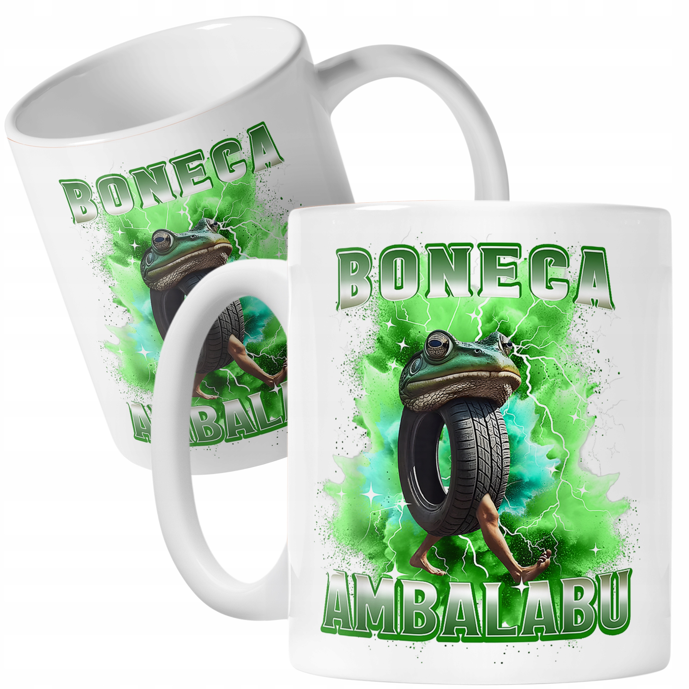 Kubek ceramiczny Boneca Ambalabu viral tiktok brainrot mem