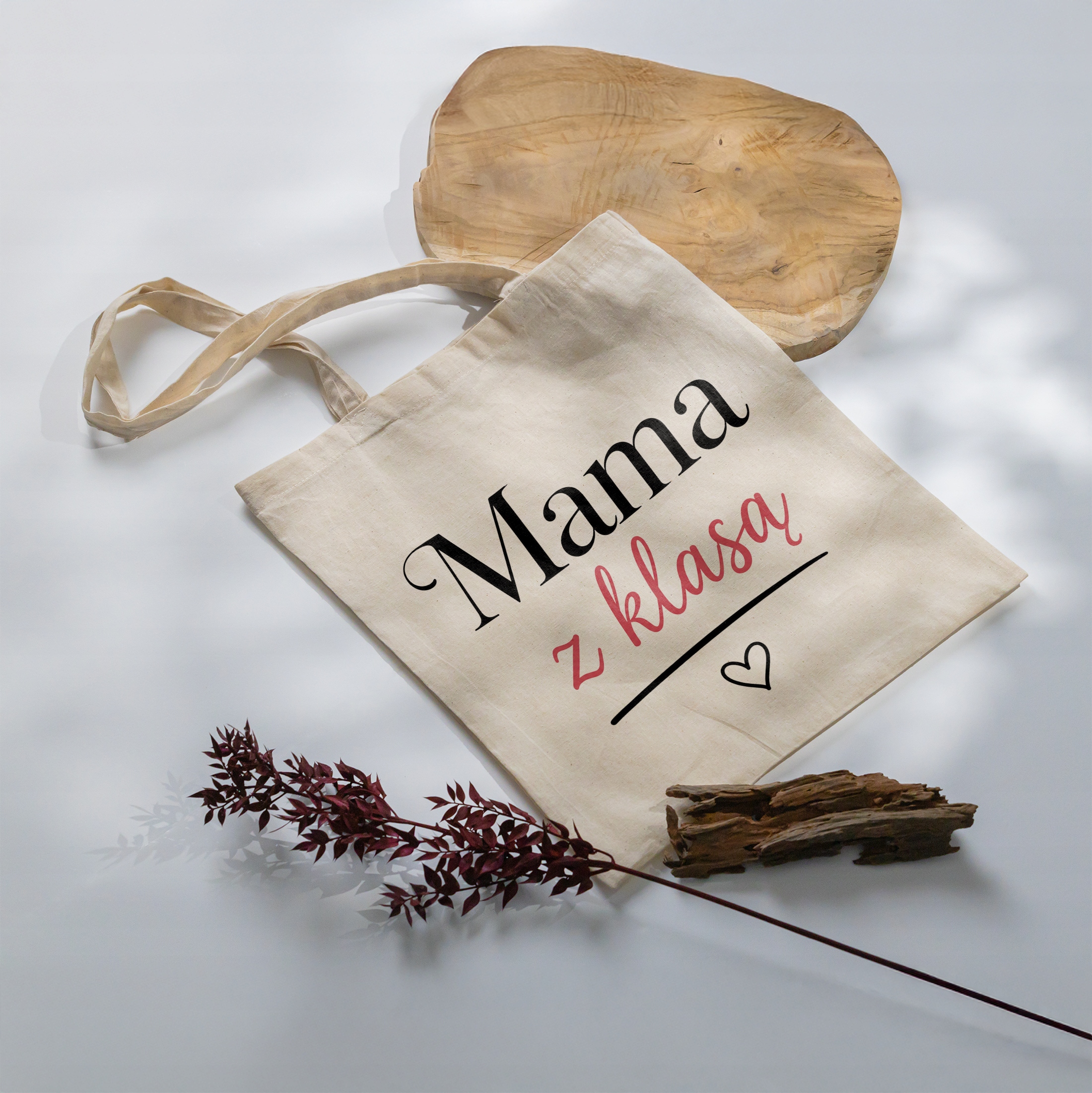 Dzień Matki prezent dla mamy torba bawełniana naturalna torba na zakupy