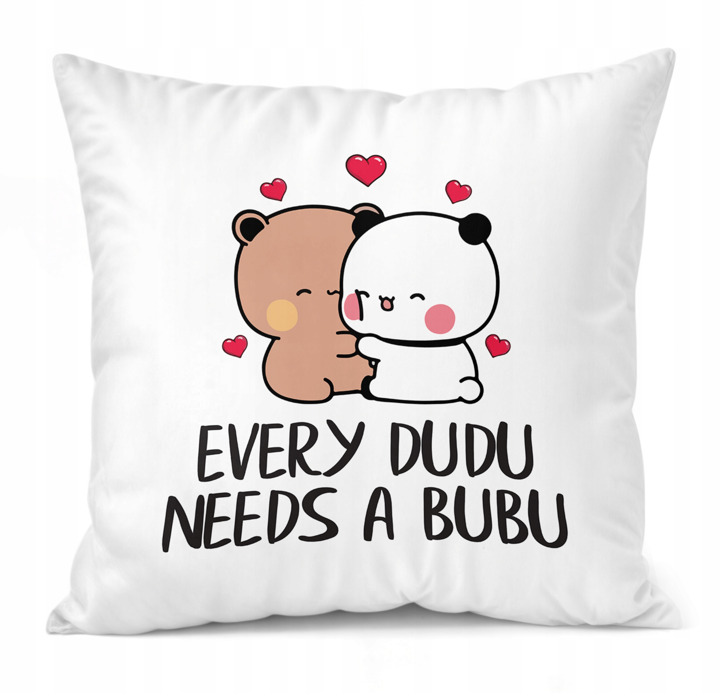 Zestaw Kubek + Poduszka 38×38 cm Walentynki Bubu i Dudu Dla Pary Prezent