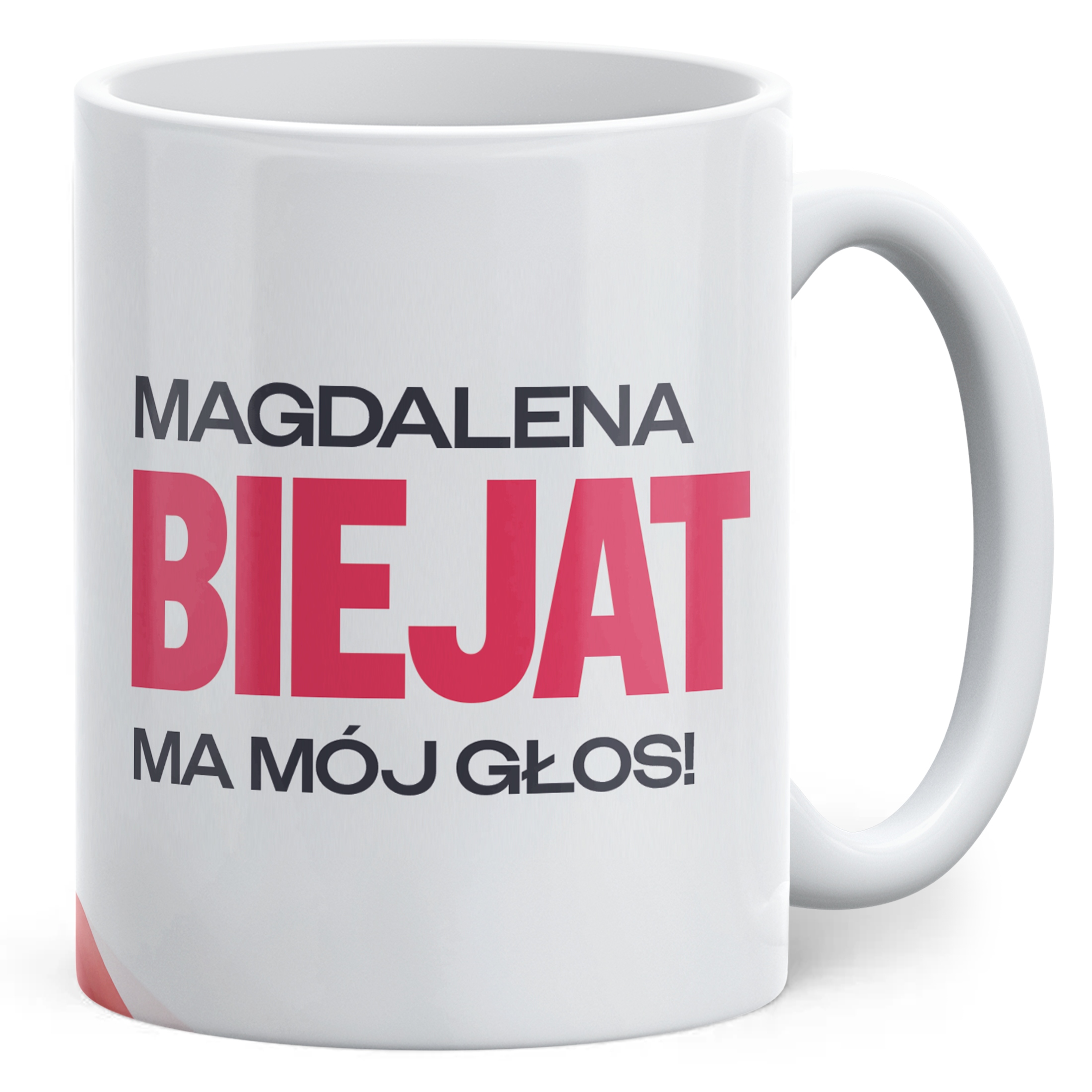 Kubek ceramiczny Magdalena Biejat Ma Mój Głos #Biejat2025 Lewica