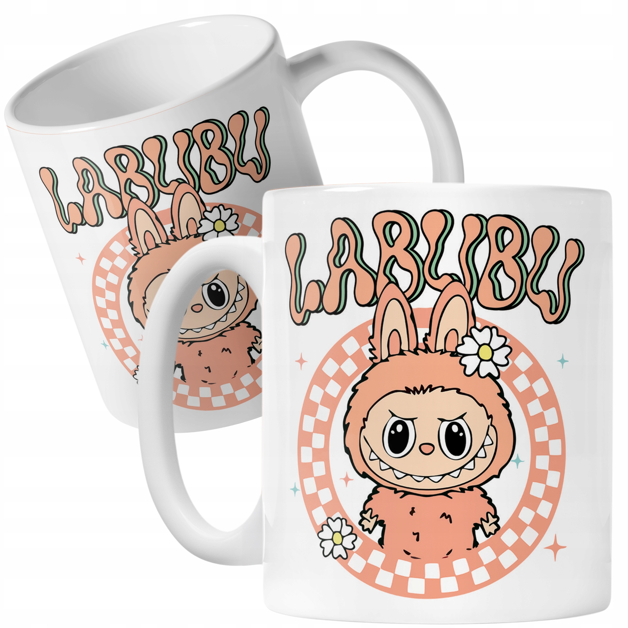 Kubek ceramiczny Labubu Dla Dzieci Prezent Urocze Potworki