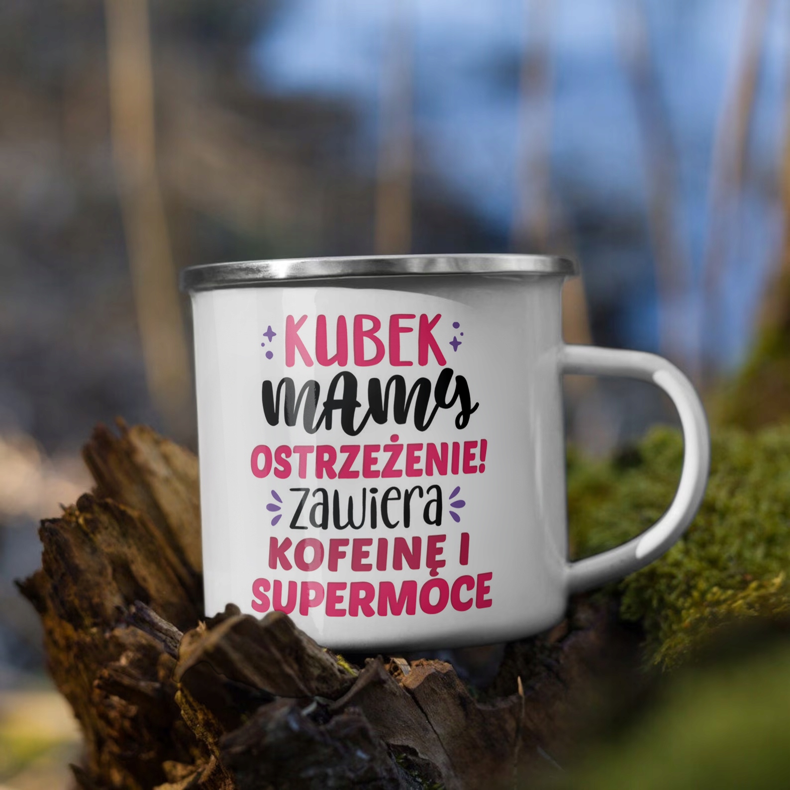 Emaliowany Kubek Garnuszek Dzień Matki Dla Mamy Prezent Kubek Mamy