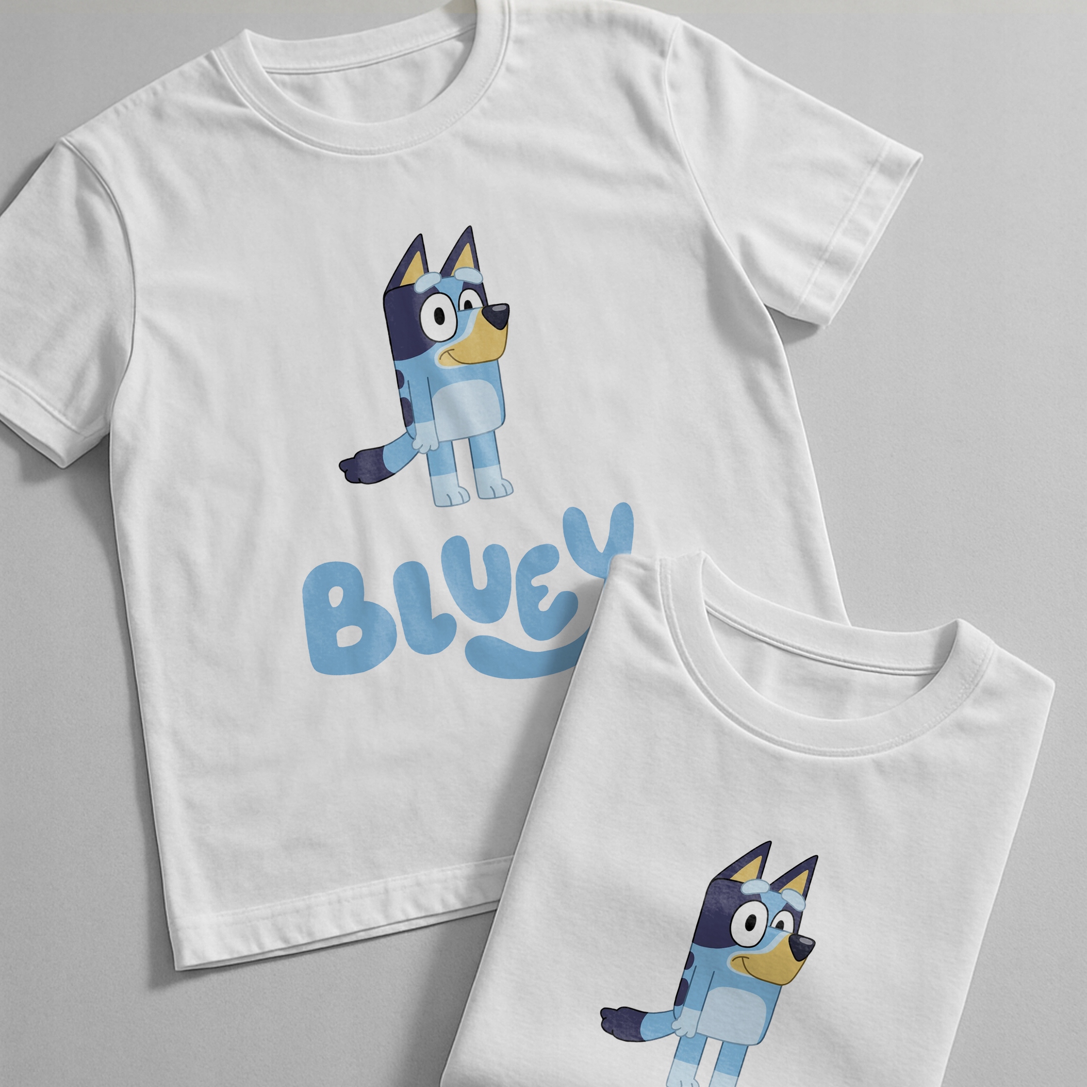 Koszulka biała dziecięca Bluey Bingo Dla Fanów Bajki