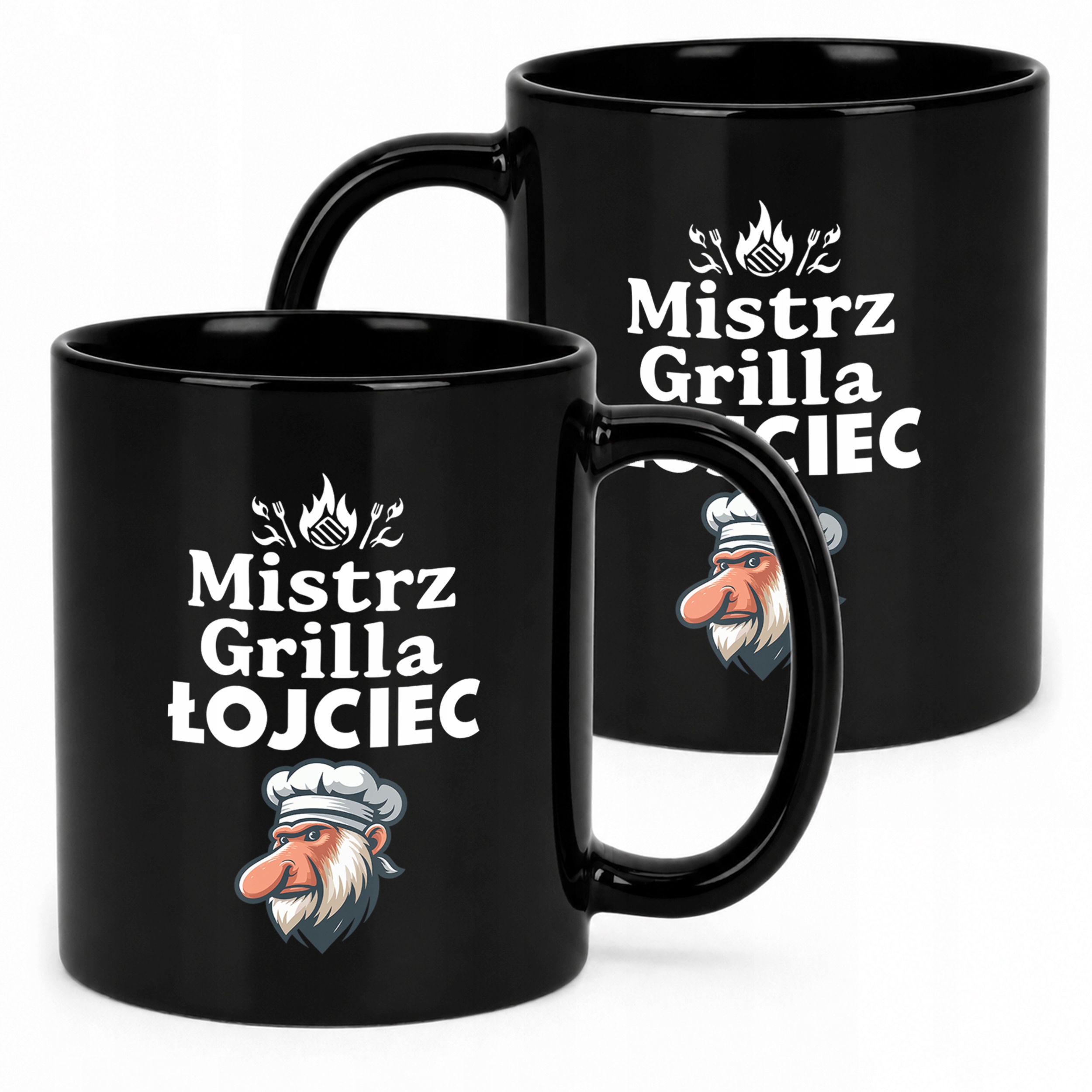Prezent na Dzień Ojca kubek czarny dla taty praktyczny upominek dla tatusia