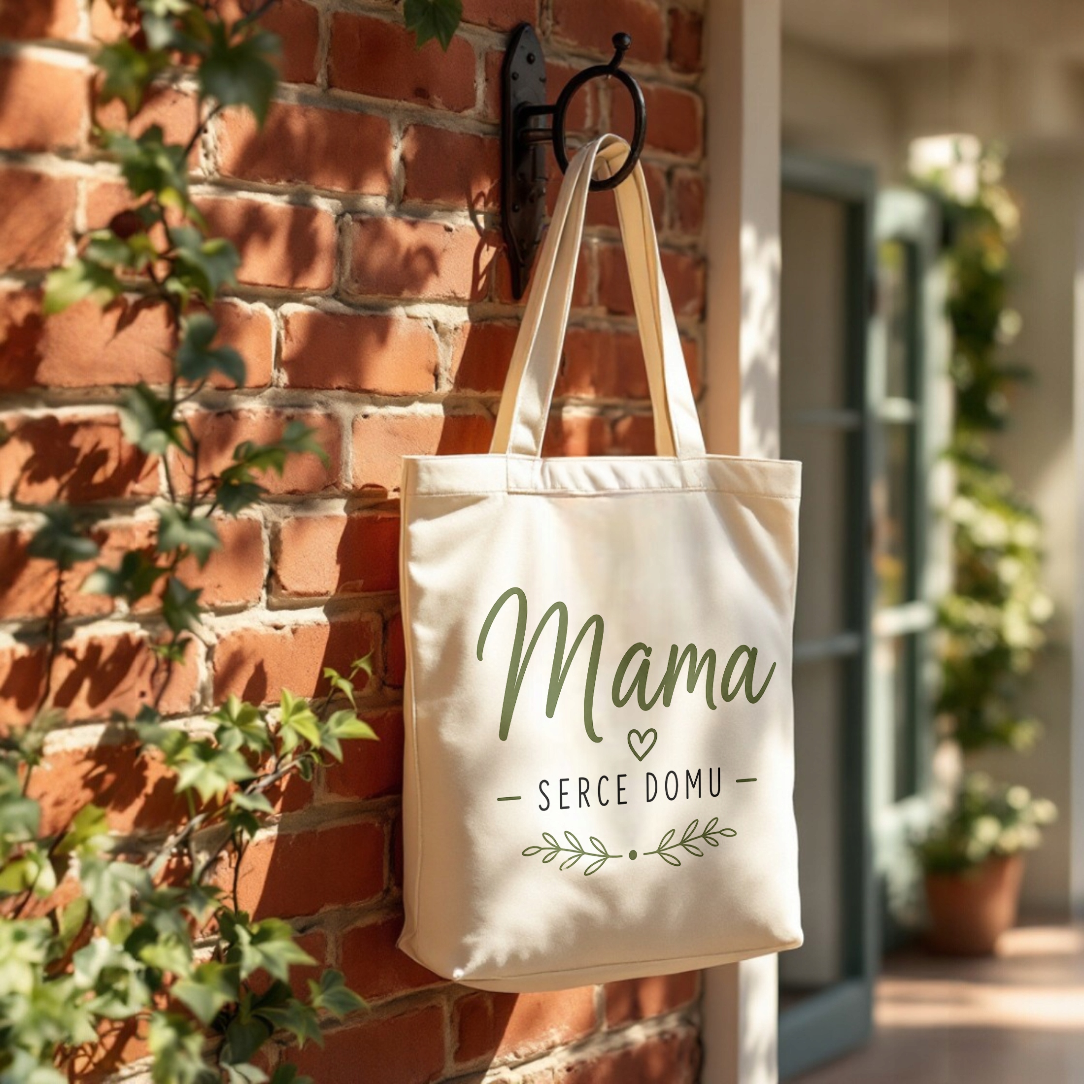 Torba dla mamy bawełniana premium prezent na Dzień Matki piękny upominek