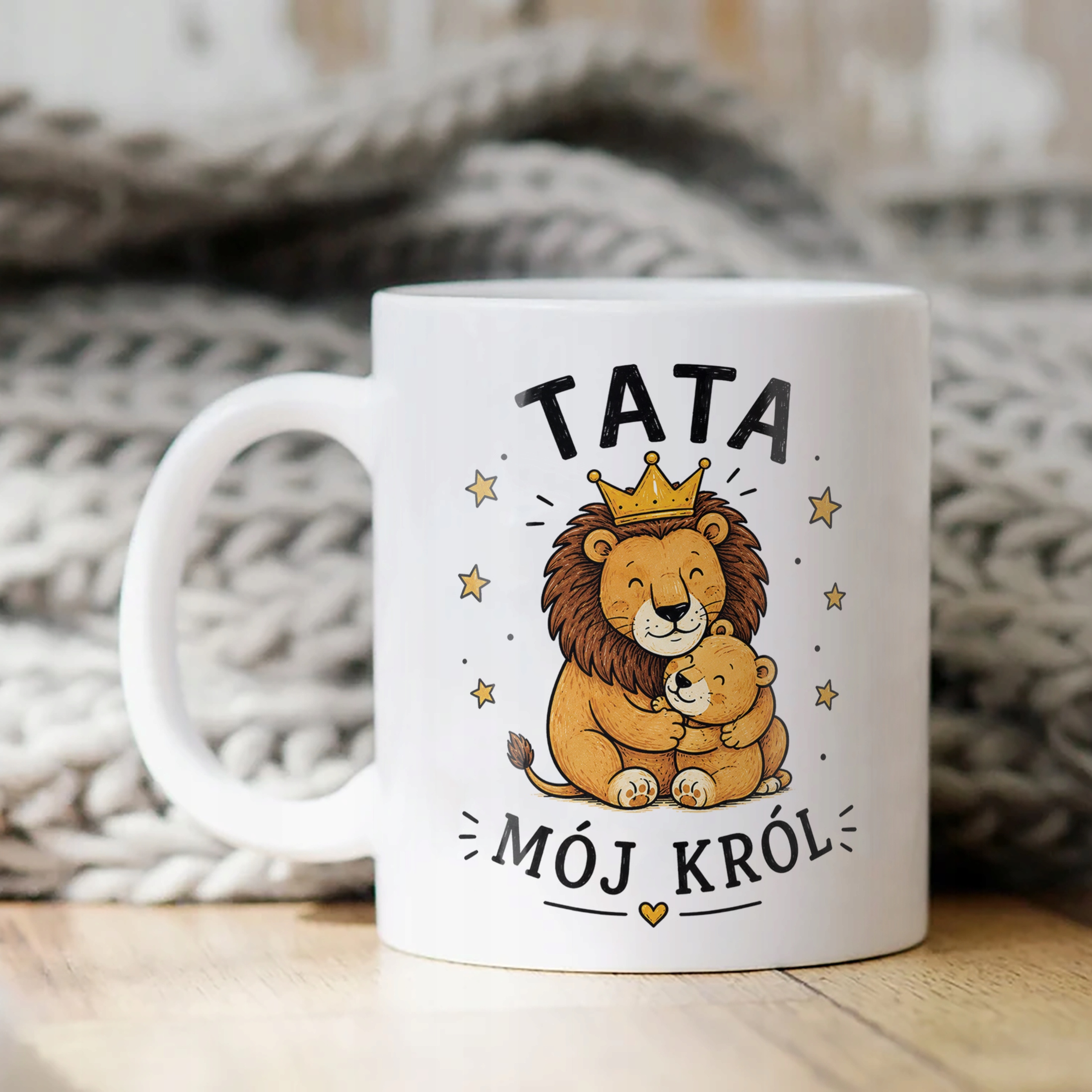 Kubek Ceramiczny prezent dla taty Dzień Ojca miły upominek