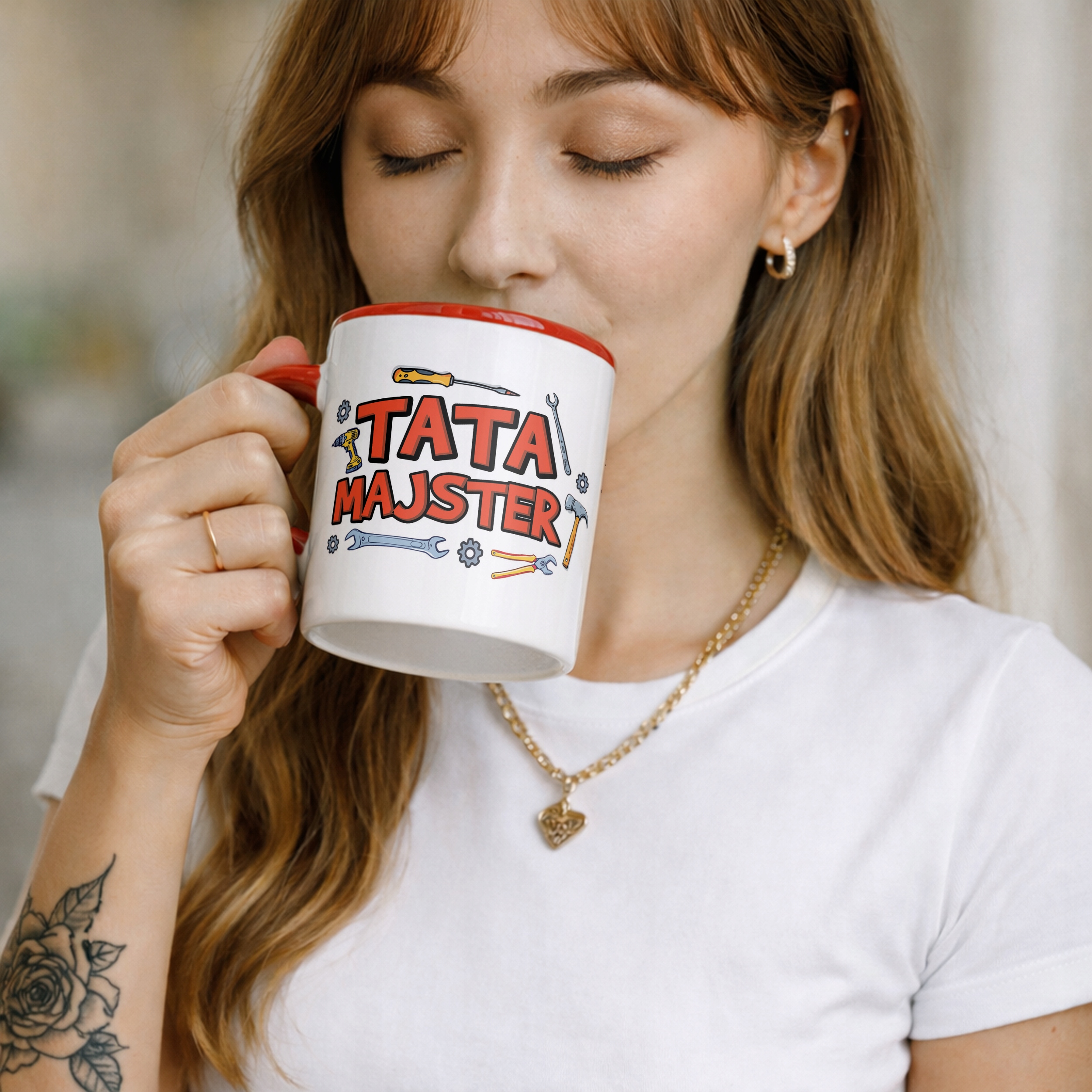 Kubek ceramiczny Dzień Ojca Dla Taty Tata Majster Prezent